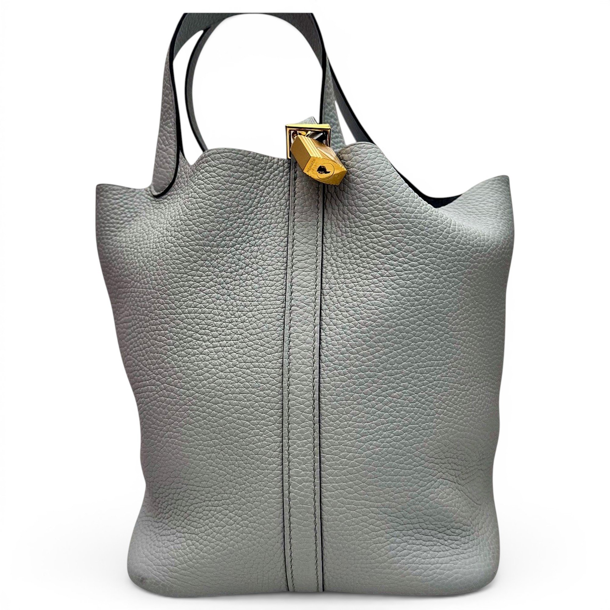 Picotin leather handbag