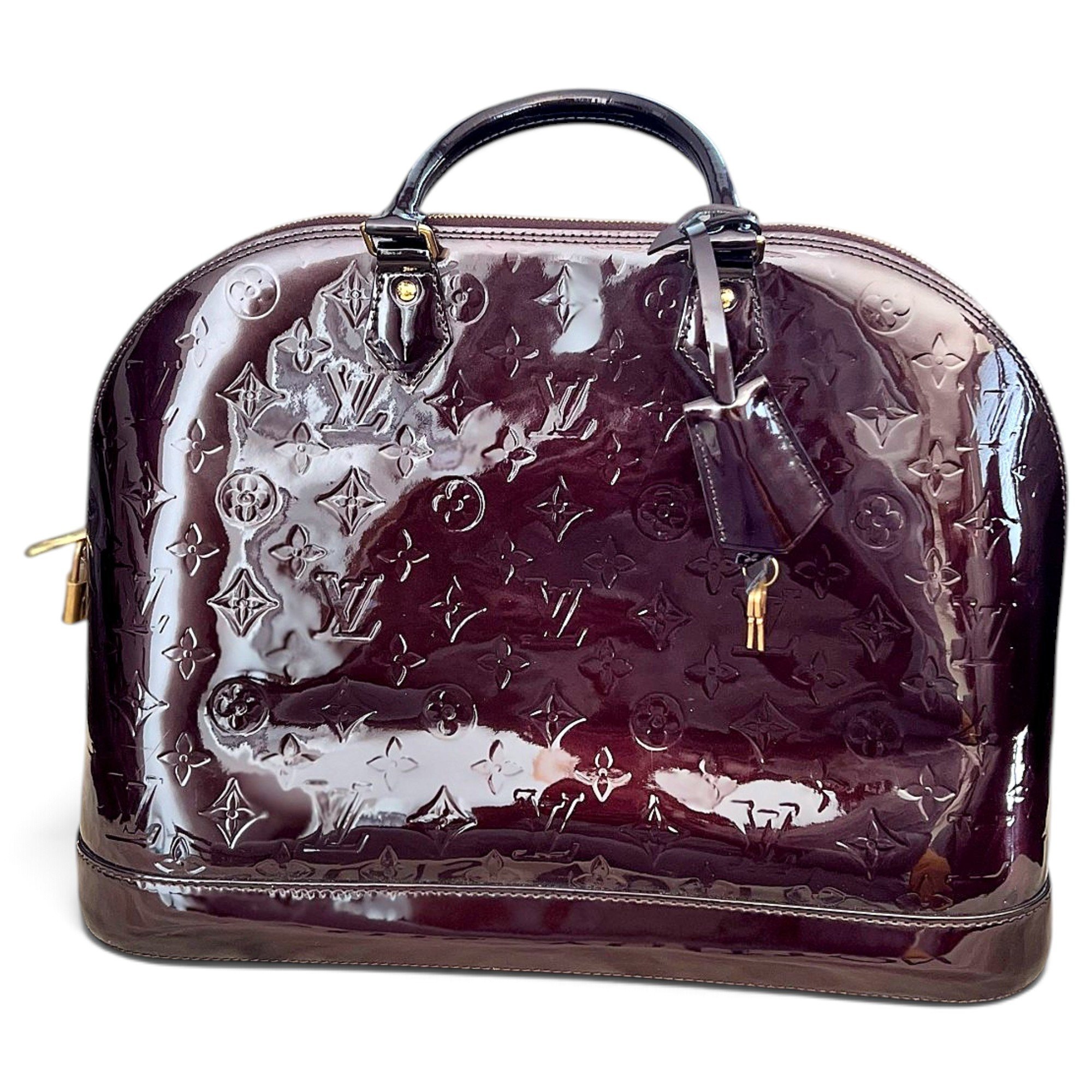 Alma patent leather handbag