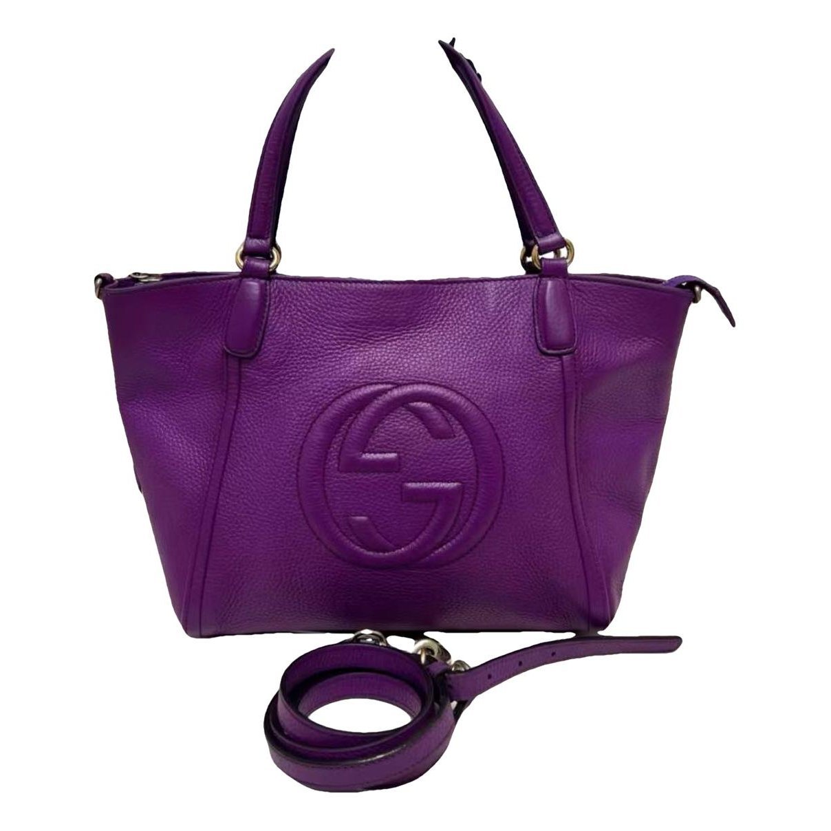 Soho Top Handle leather handbag