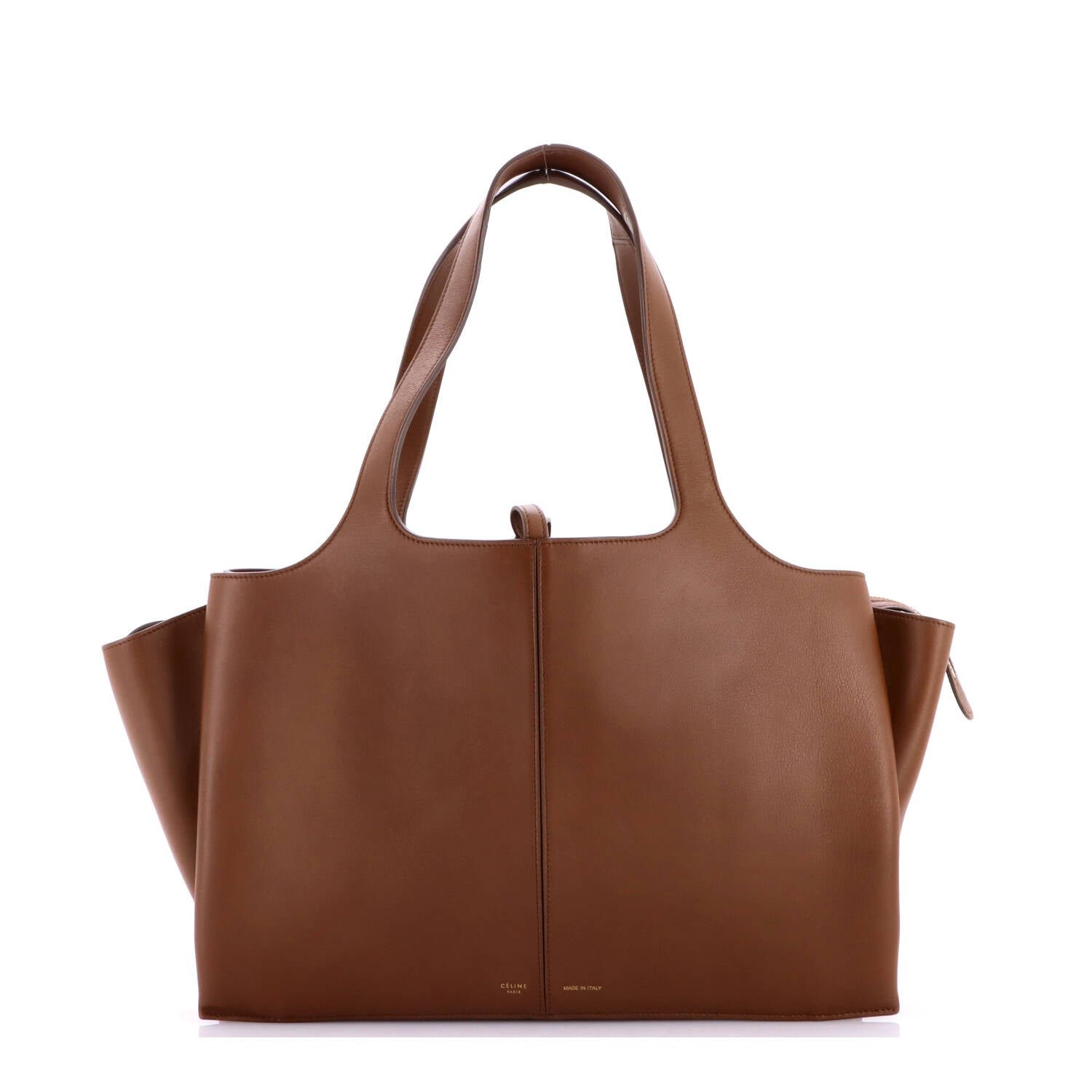 Tri-Fold Shoulder Bag Smooth Calfskin Medium