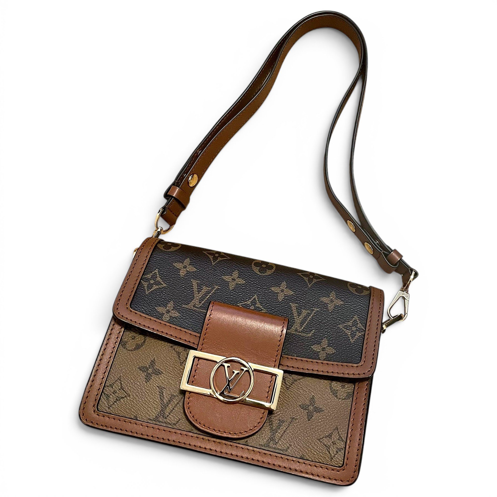 Dauphine Mini leather handbag