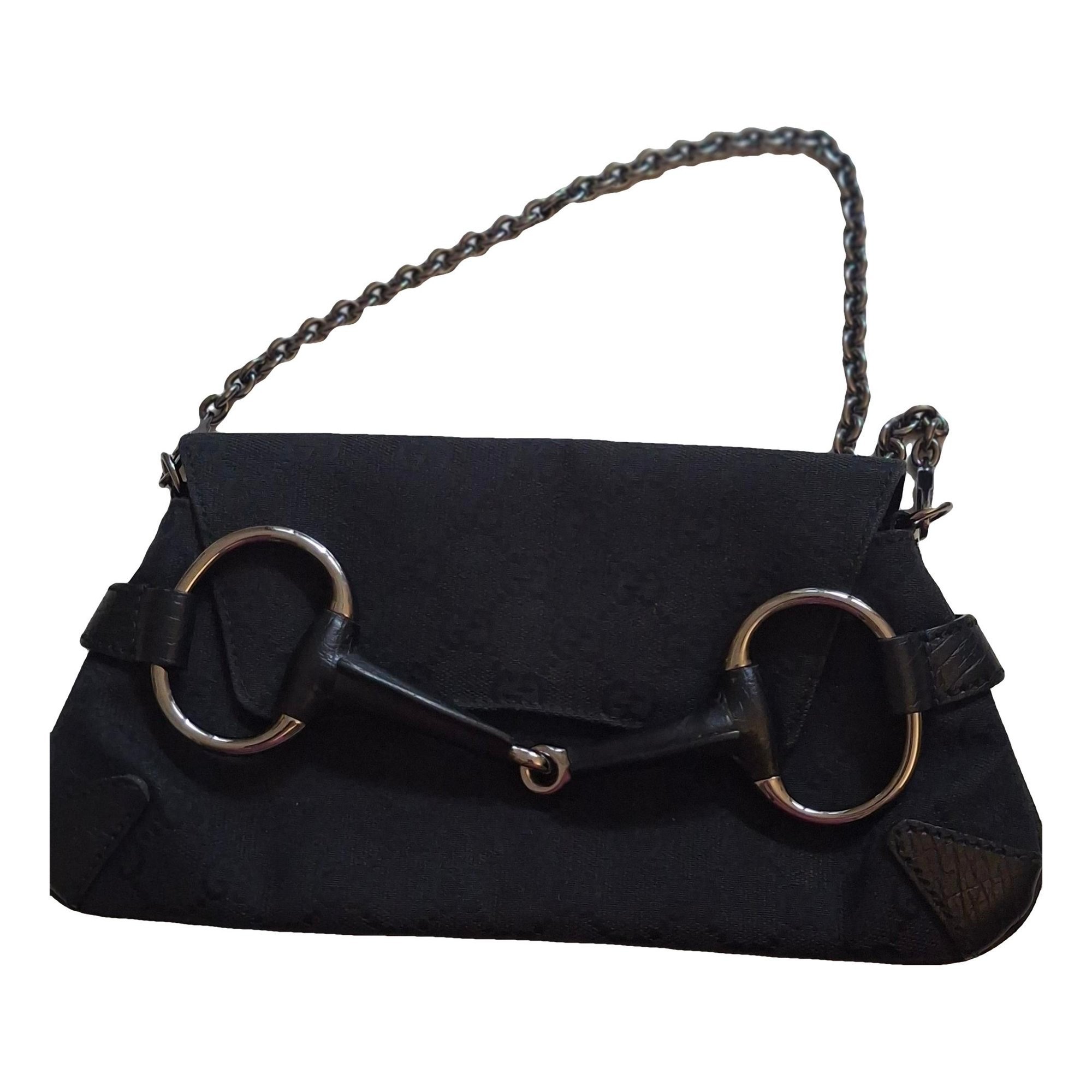Horsebit Chain cloth mini bag