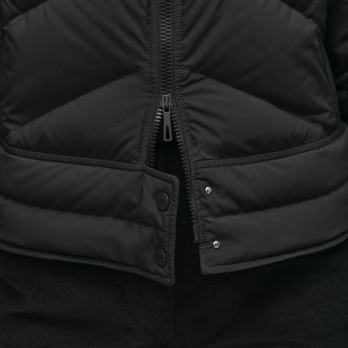 Noir Short Puffer Coat