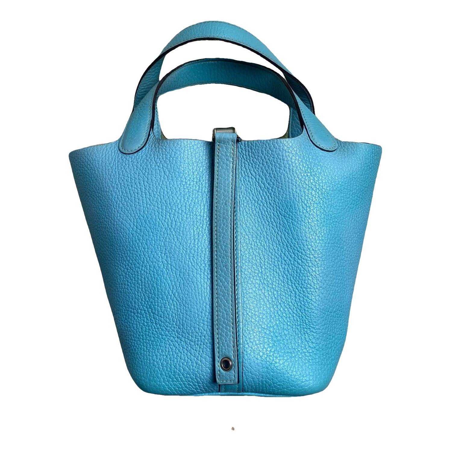 Picotin leather handbag