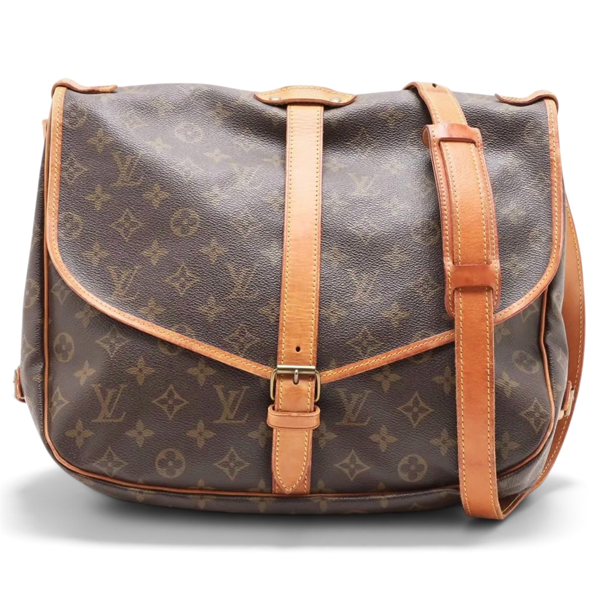 Saumur leather crossbody bag