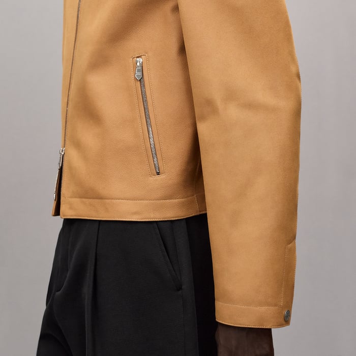 Gold Etriviere Lambskin Jacket