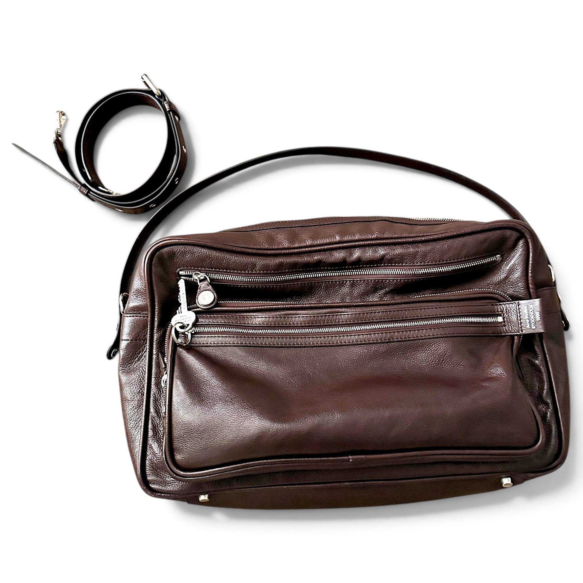 Acne Studios Multipocket leather handbag