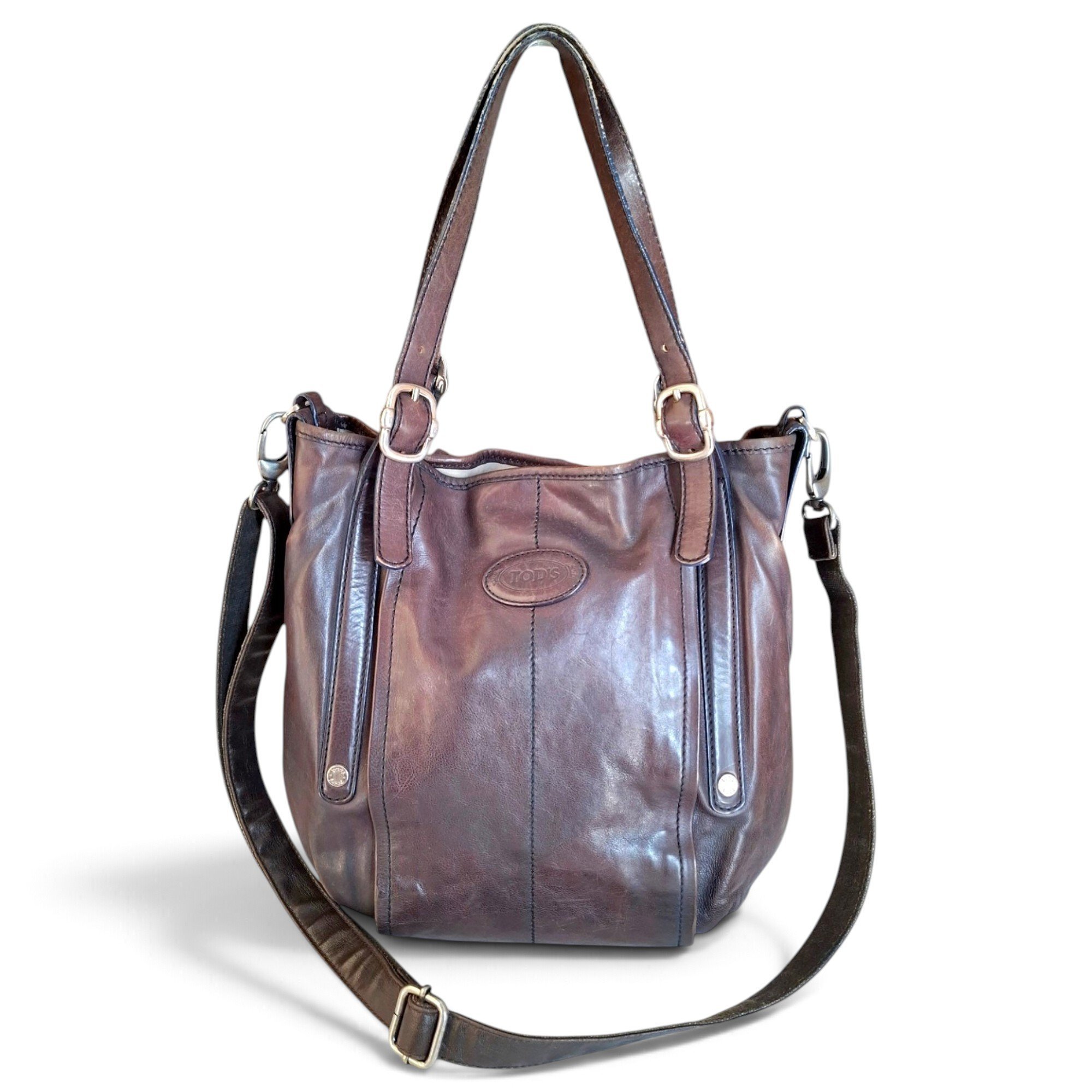 Leather handbag