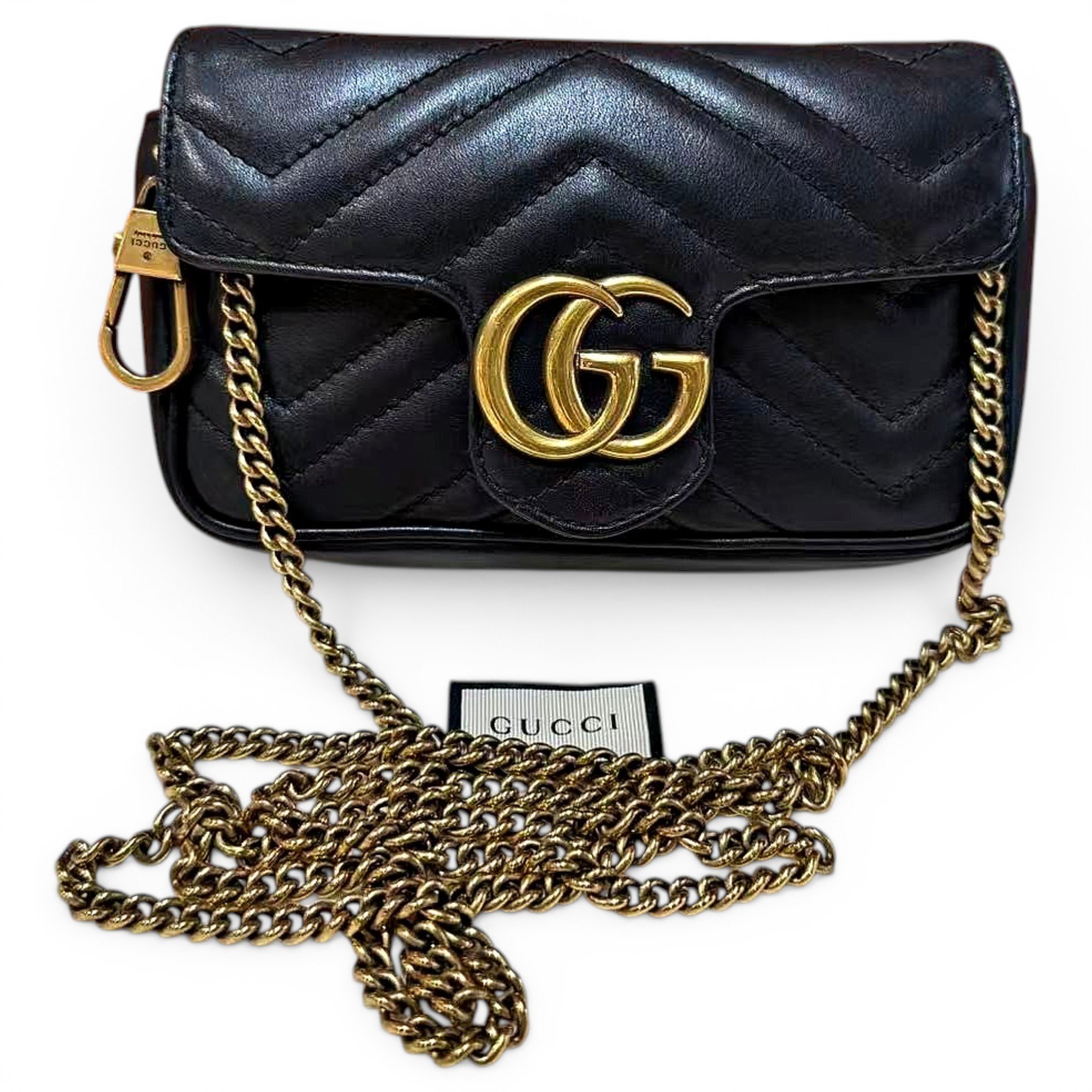 GG Marmont Flap leather handbag