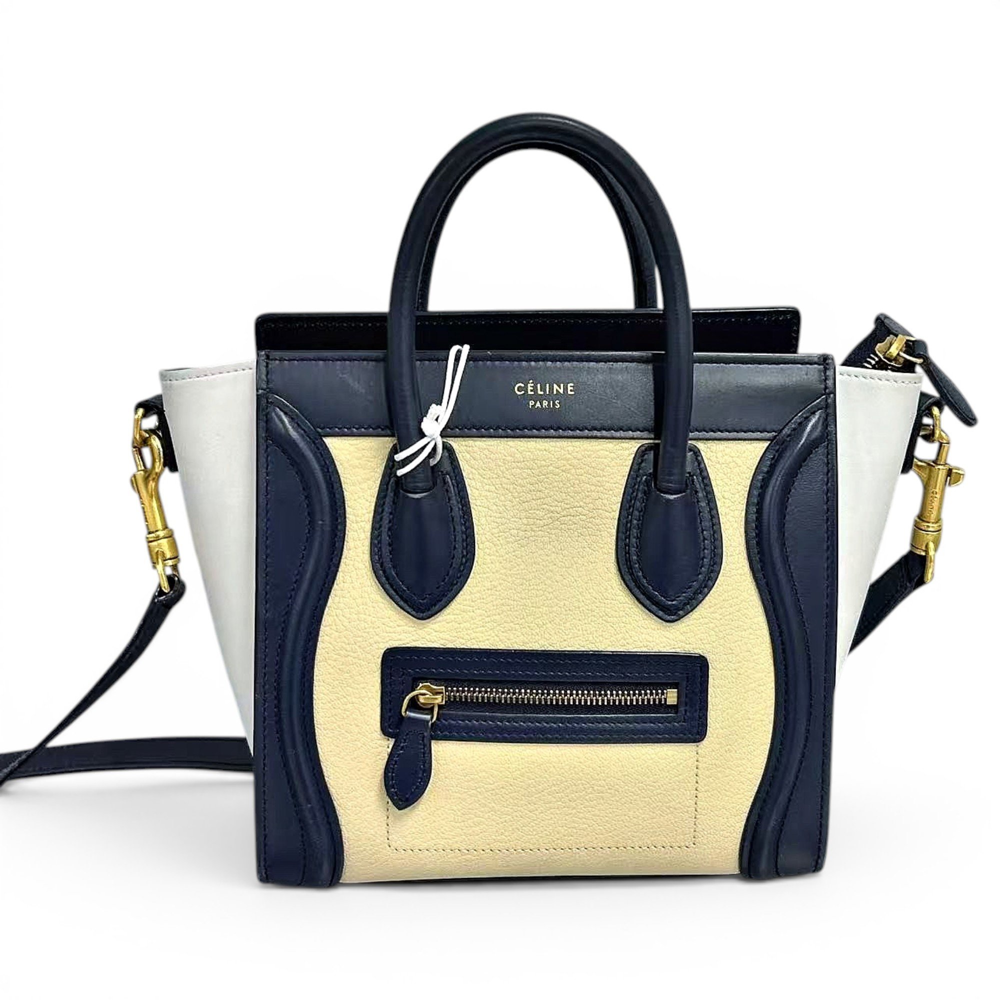Nano Luggage leather handbag