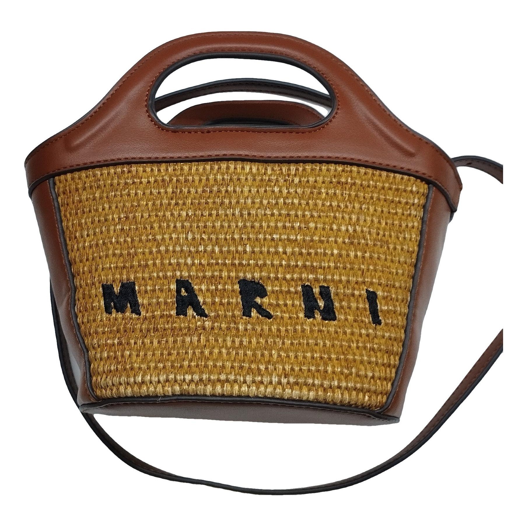 Tropicalia leather crossbody bag