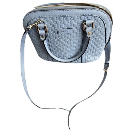 Dôme leather crossbody bag