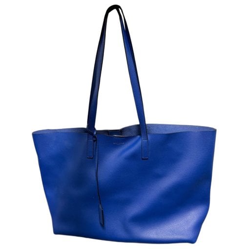Shopping leather tote