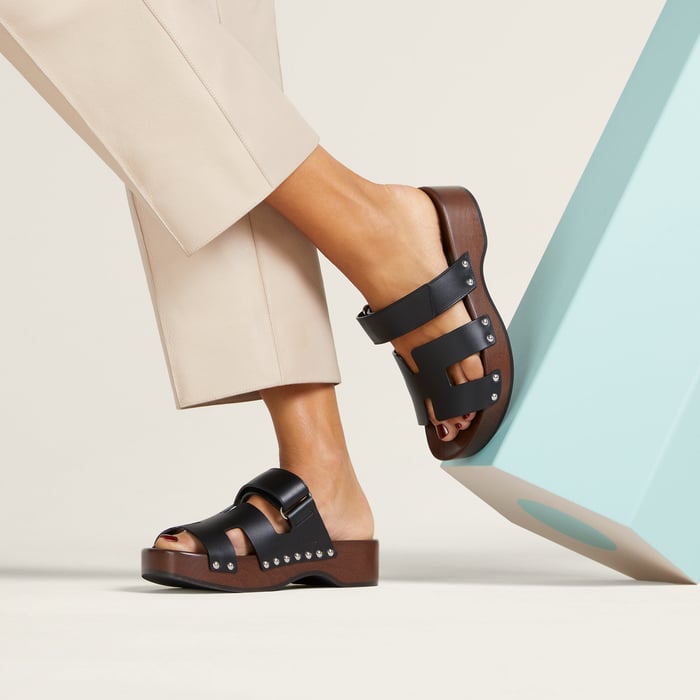Noir Kos Clog
