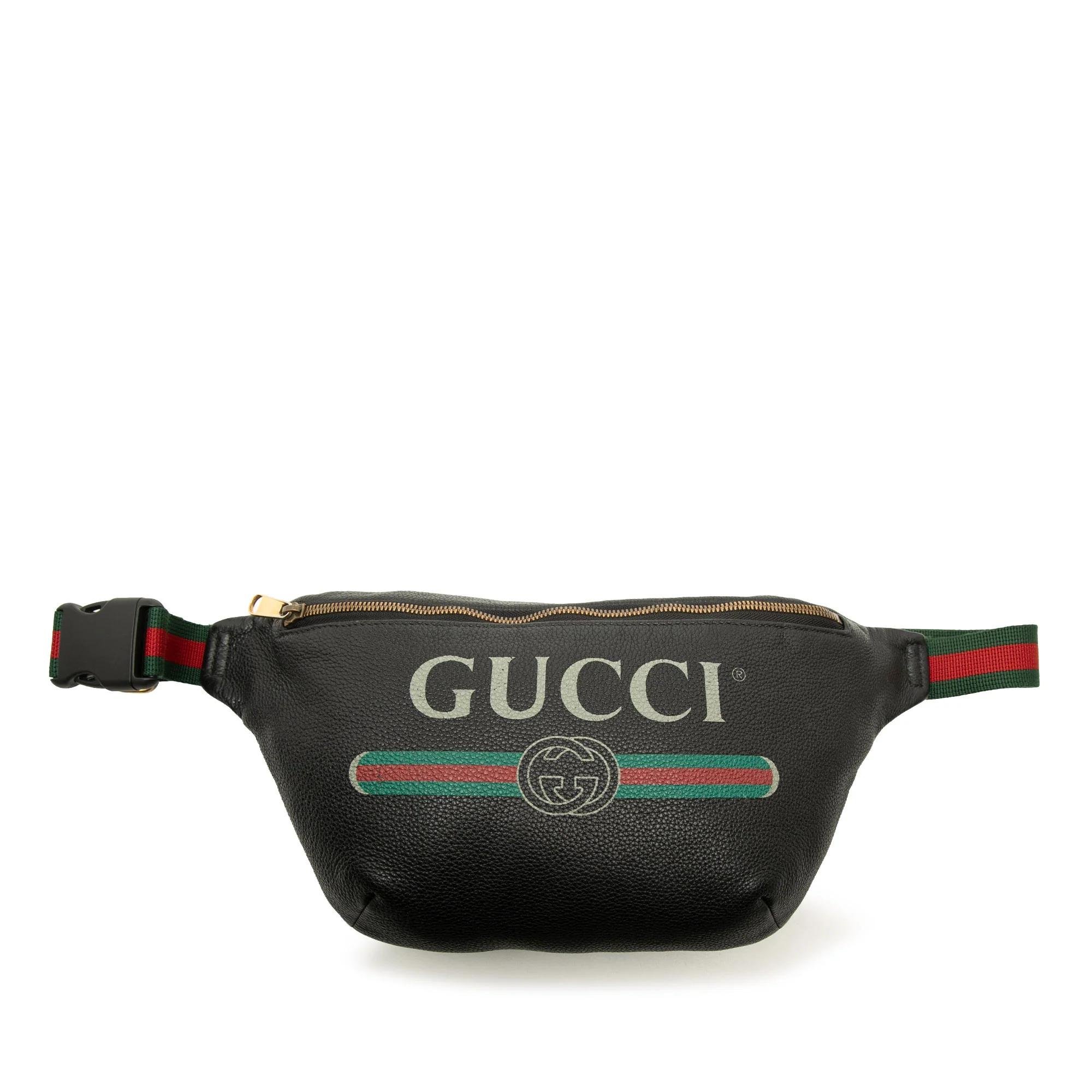 Gucci B leather handbag