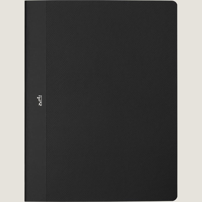 Noir Grain d'H MM Blank Notebook