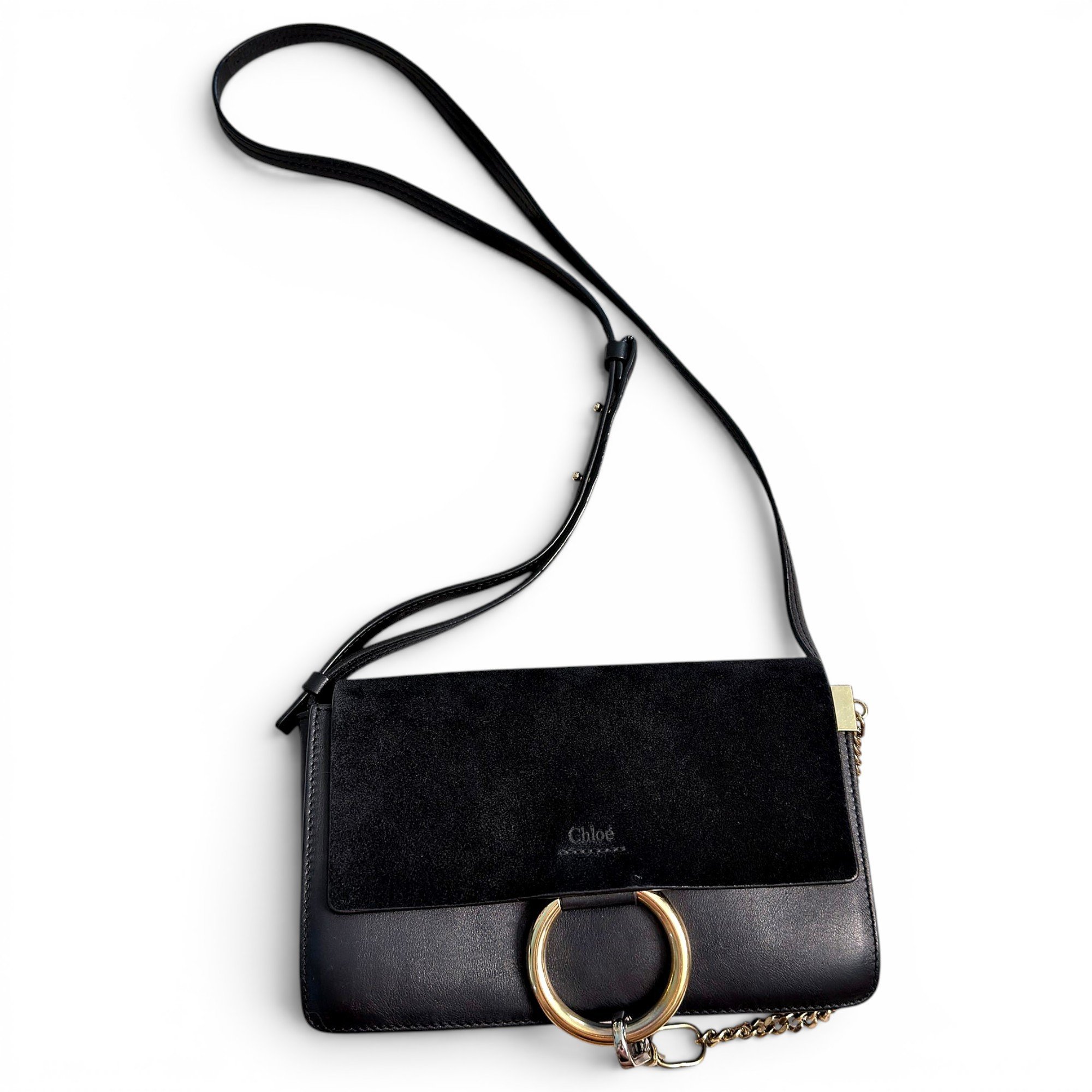 Faye leather crossbody bag