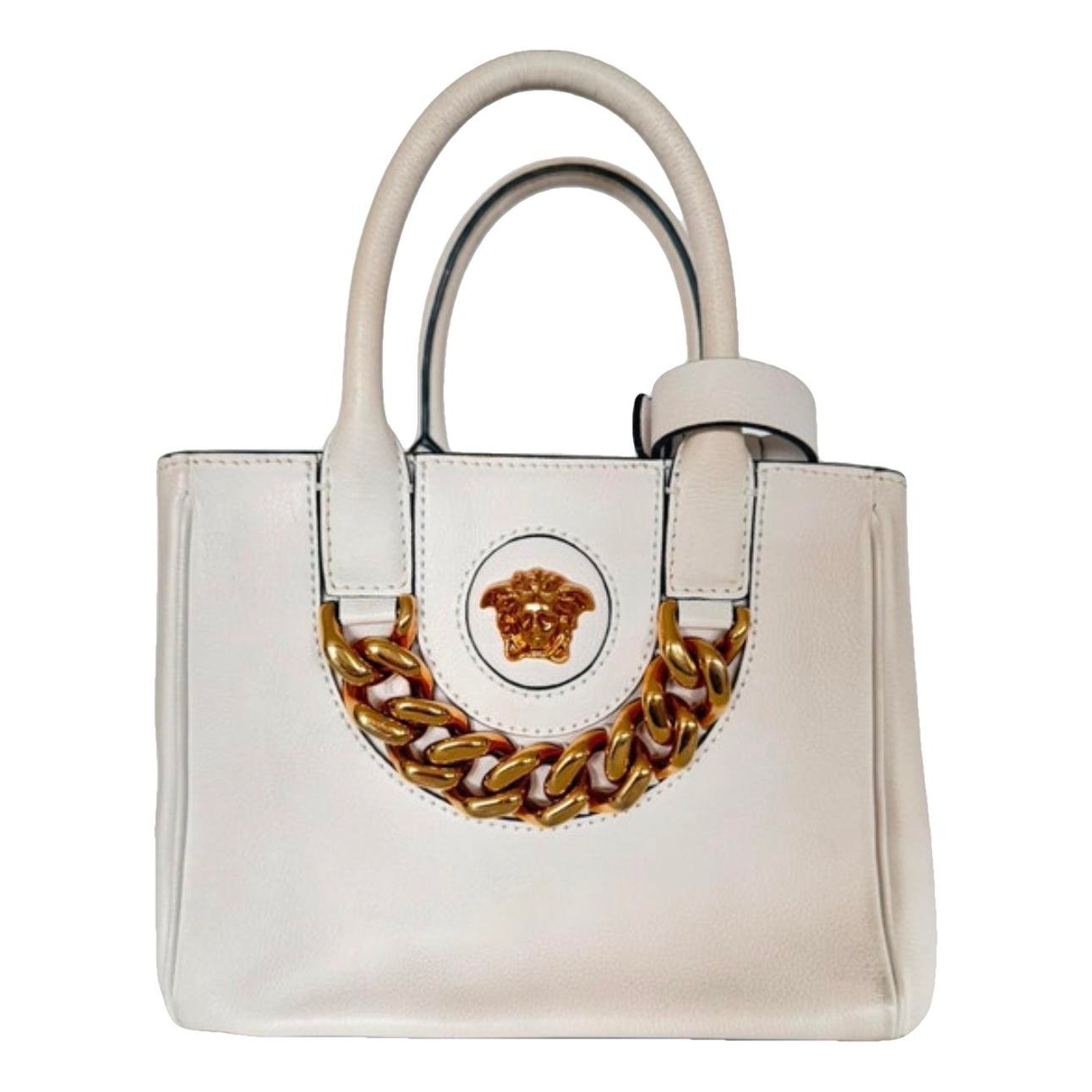 La Medusa leather tote