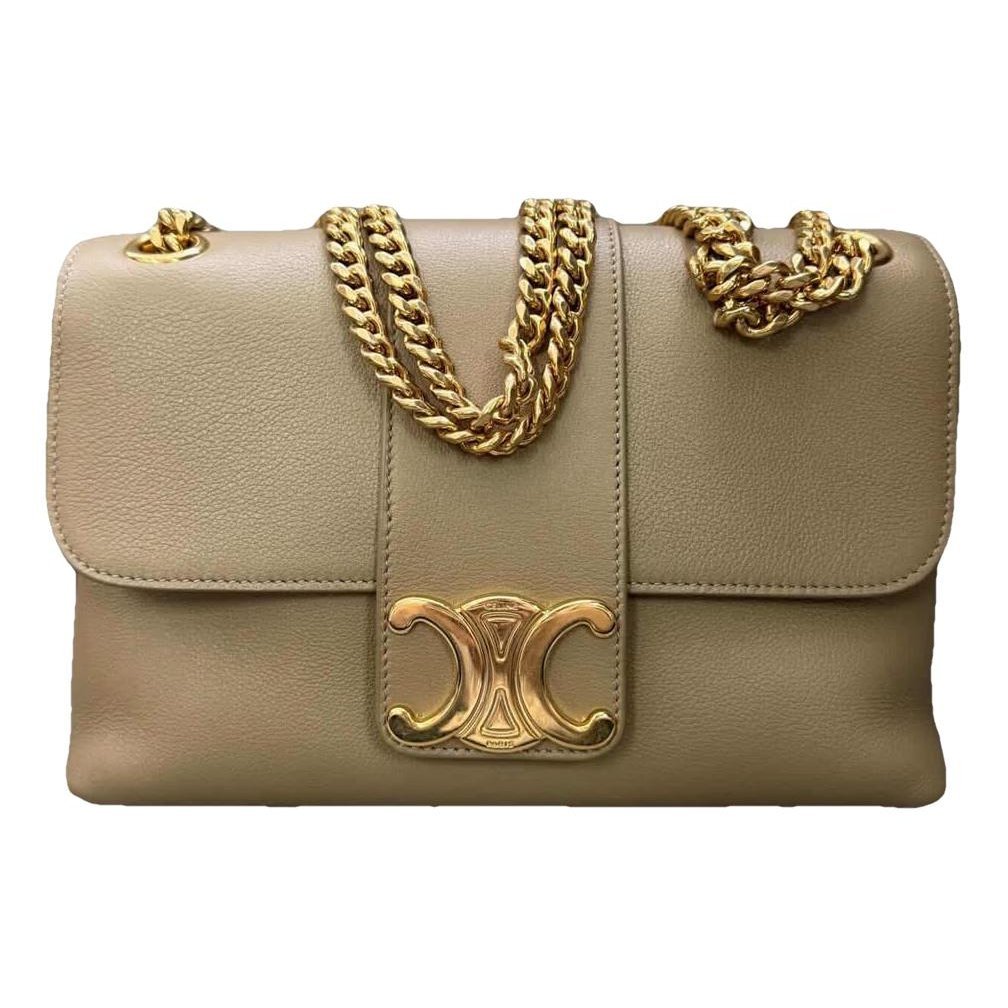 Triomphe leather crossbody bag