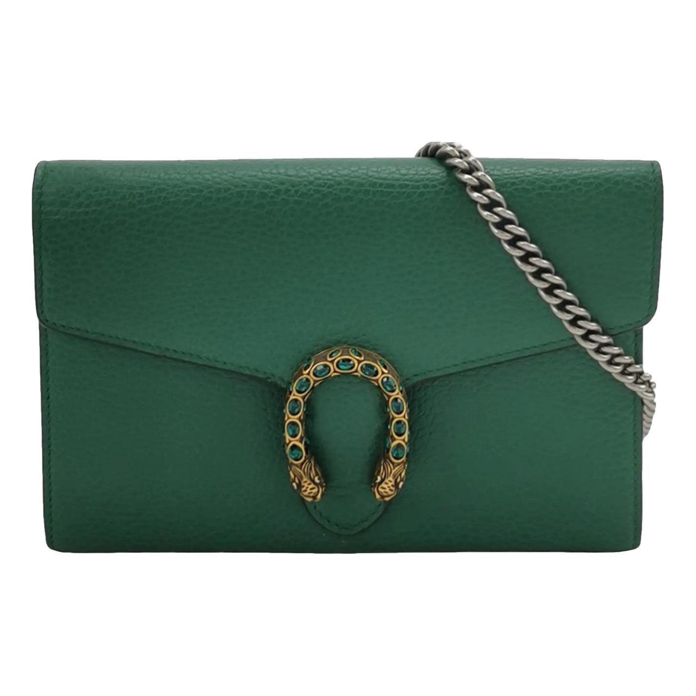 Dionysus Chain Wallet leather crossbody bag