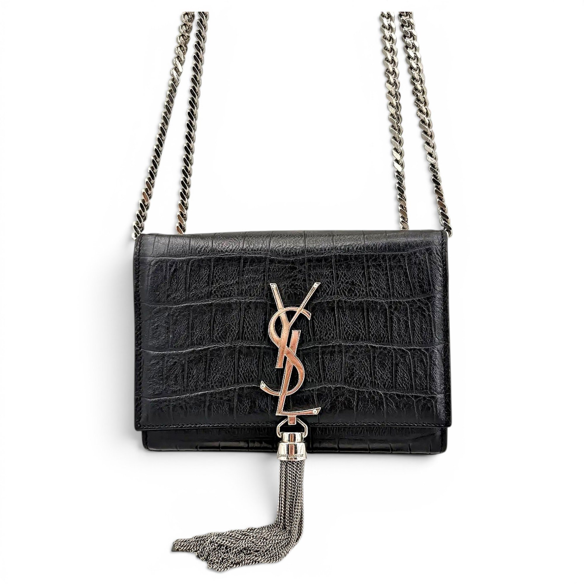 Pompom Kate leather crossbody bag