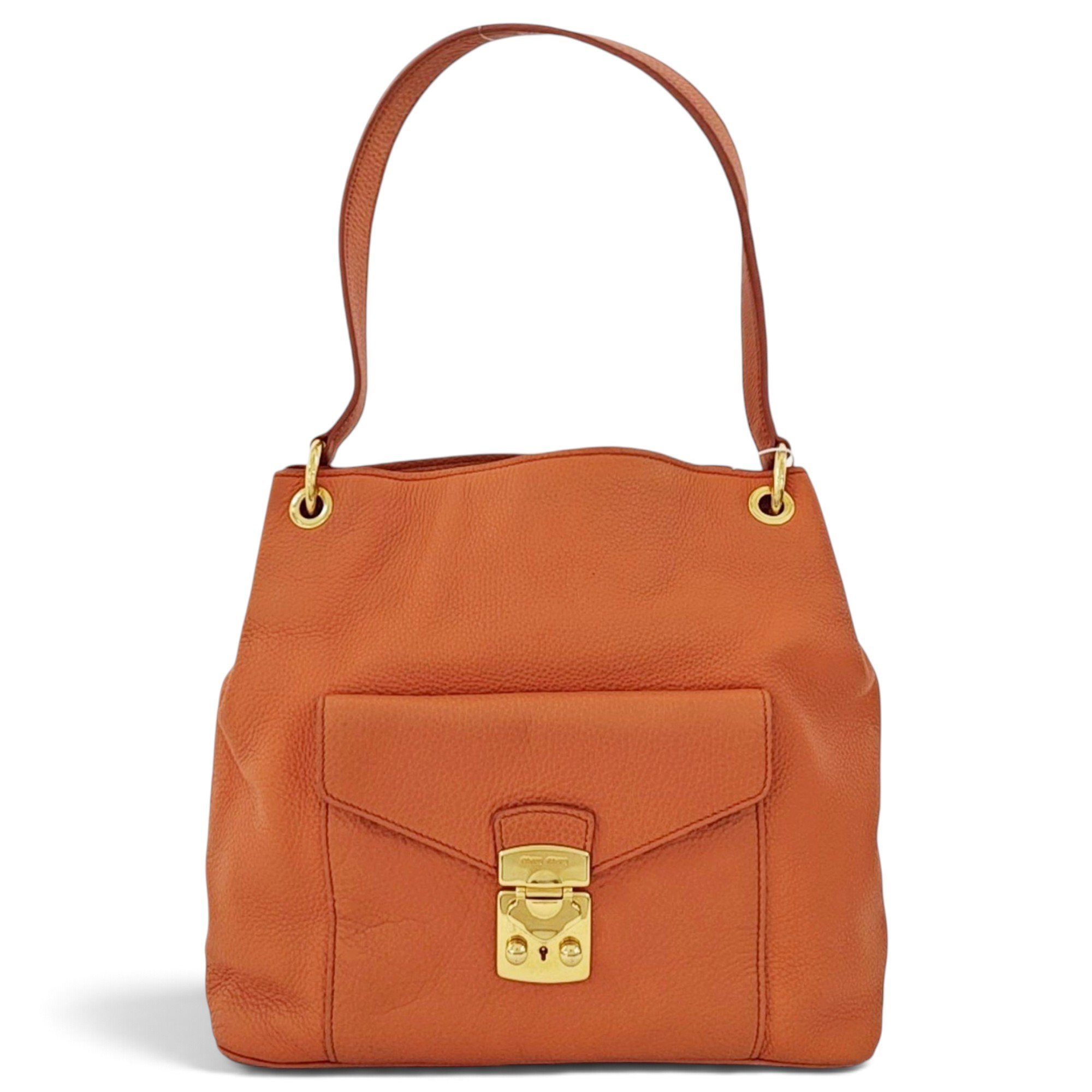 Miu Miu Aventure leather handbag