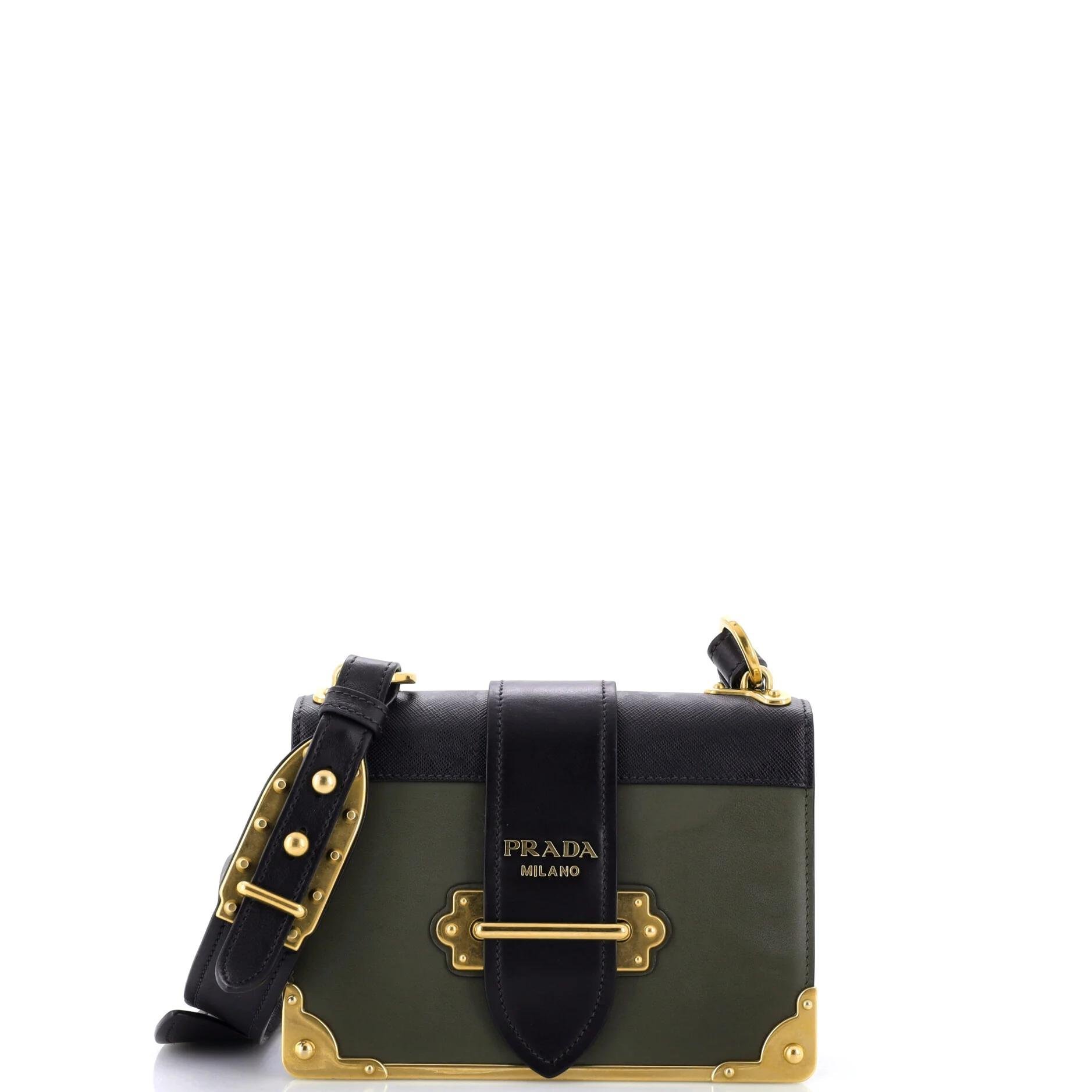 Cahier leather crossbody bag
