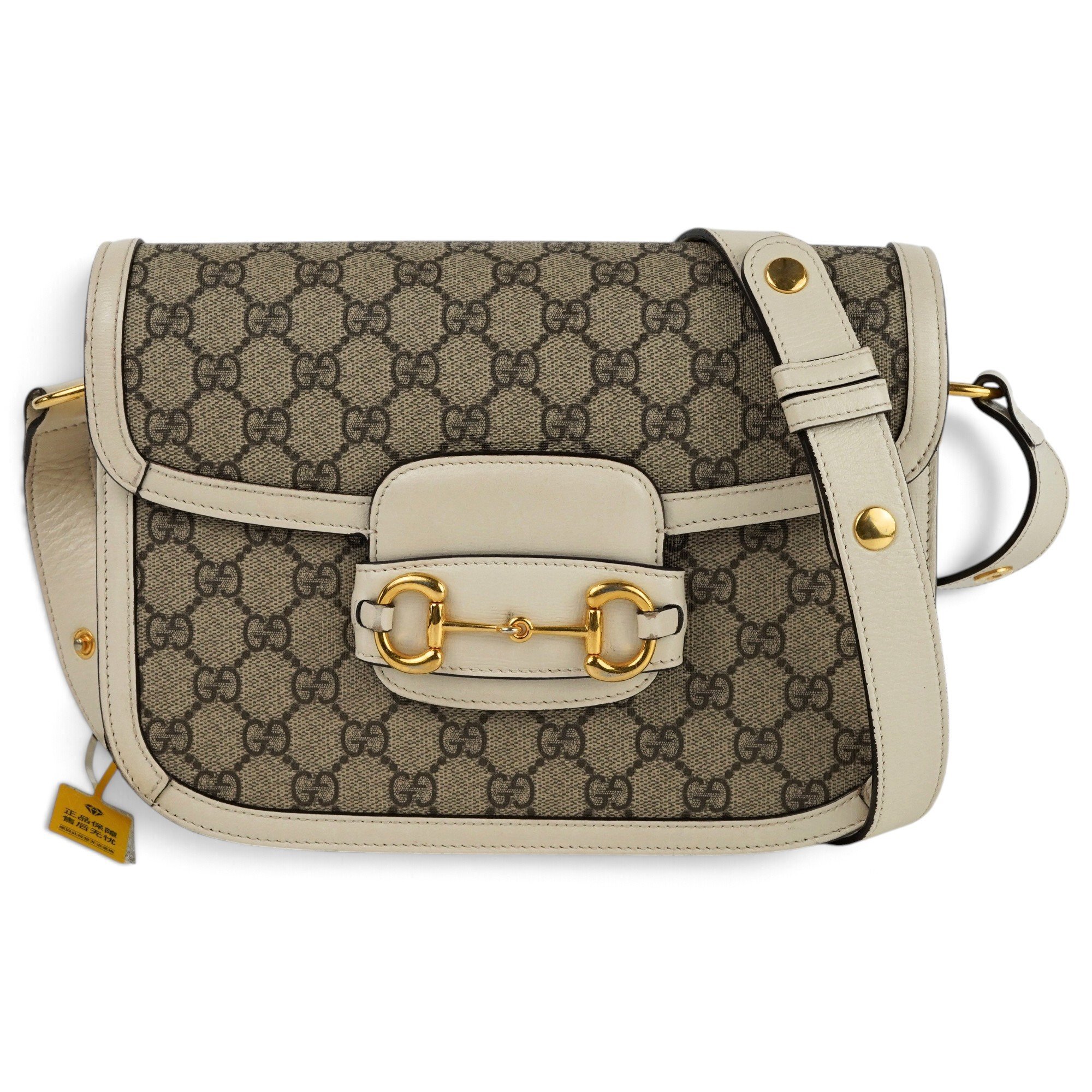 Horsebit 1955 patent leather handbag