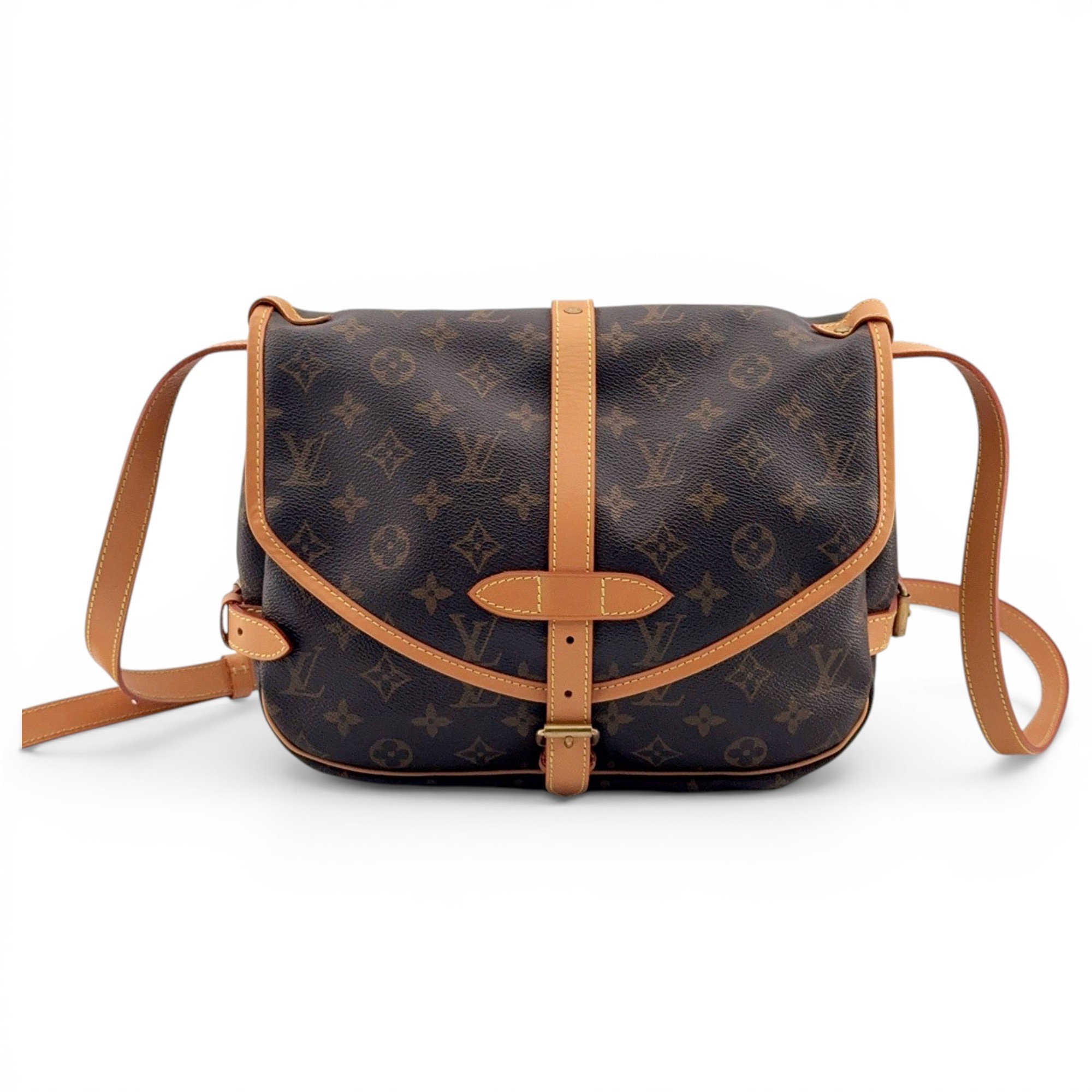 Saumur leather crossbody bag