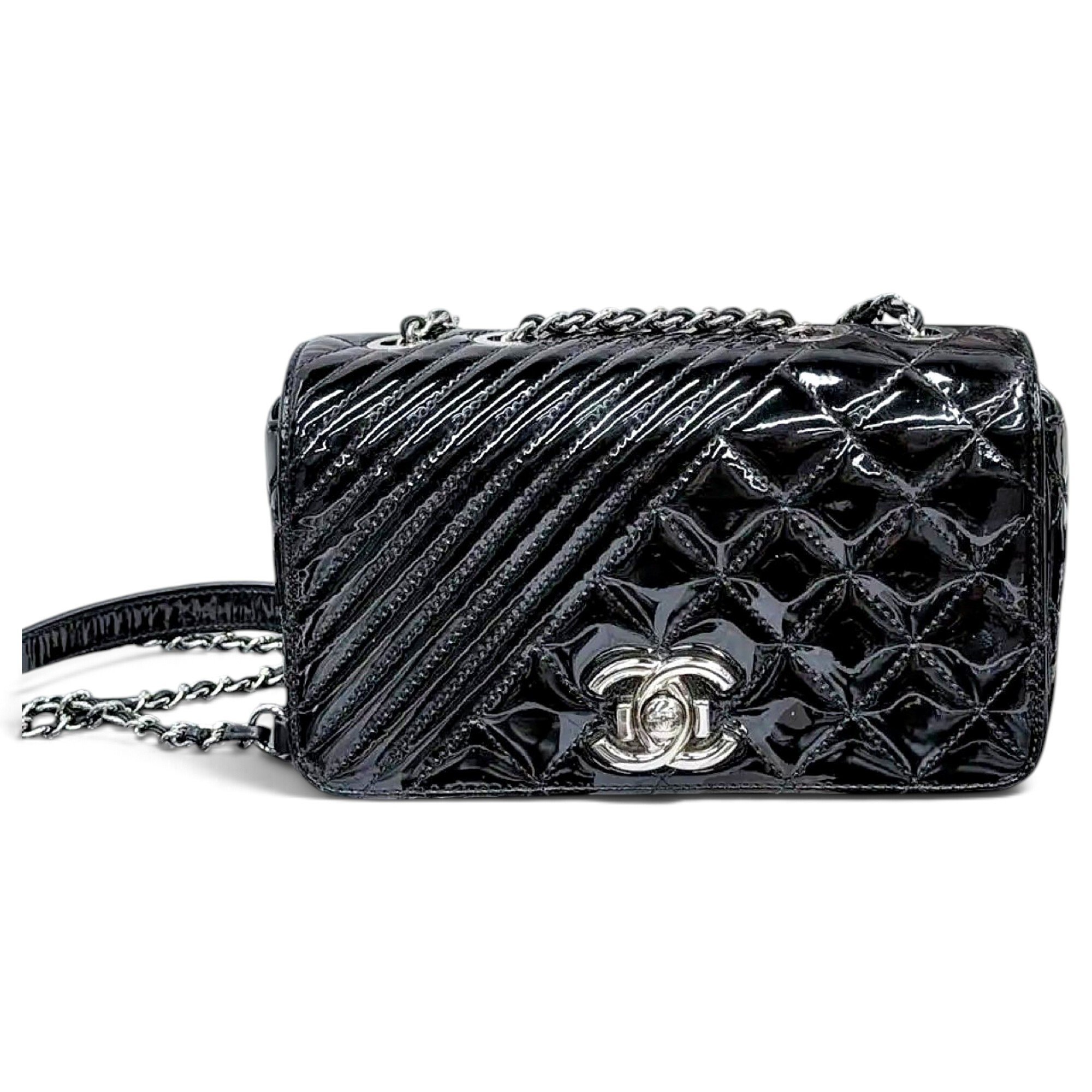 Boy patent leather handbag