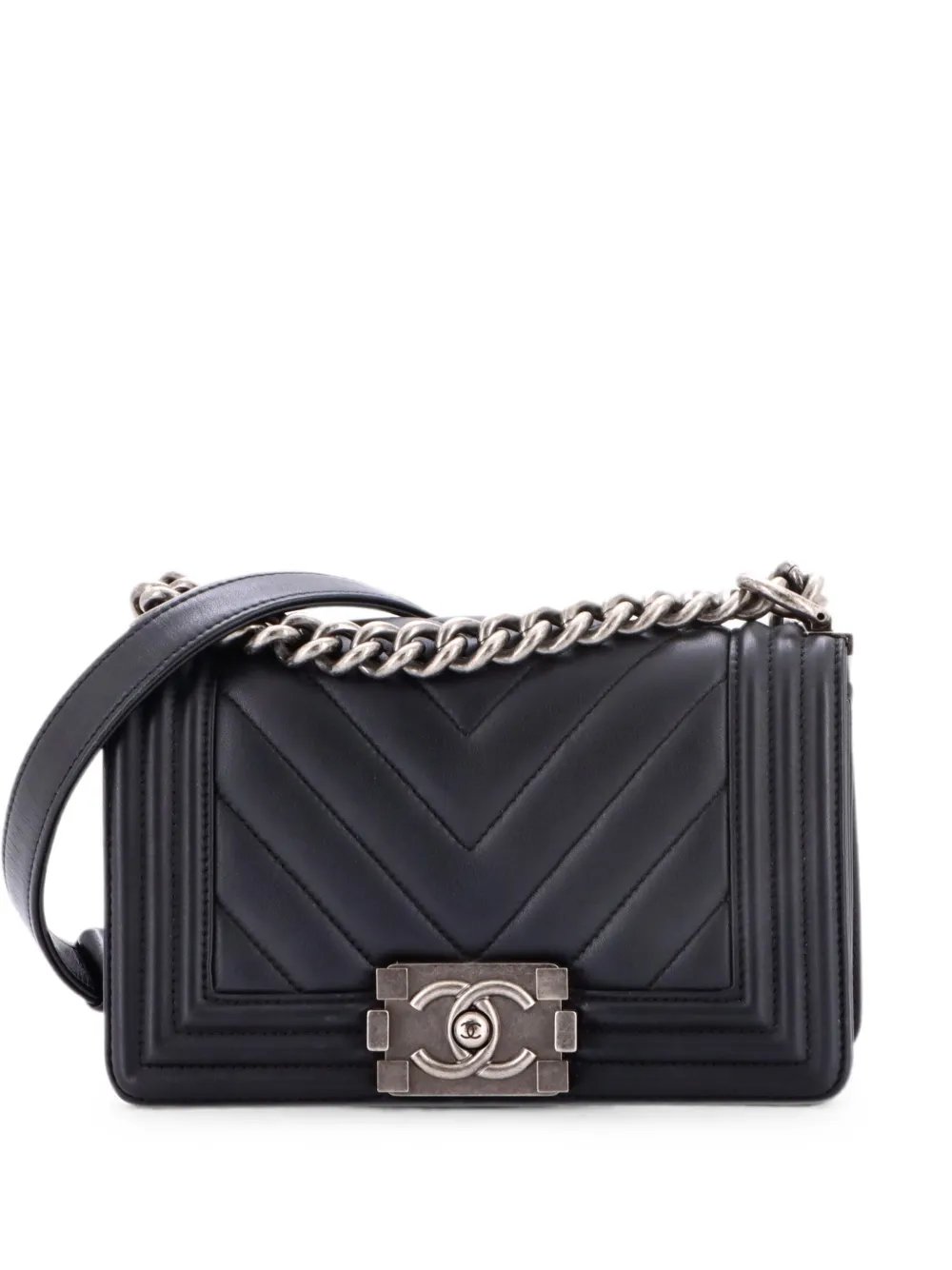 Boy Flap Bag Chevron Calfskin Small crossbody bag