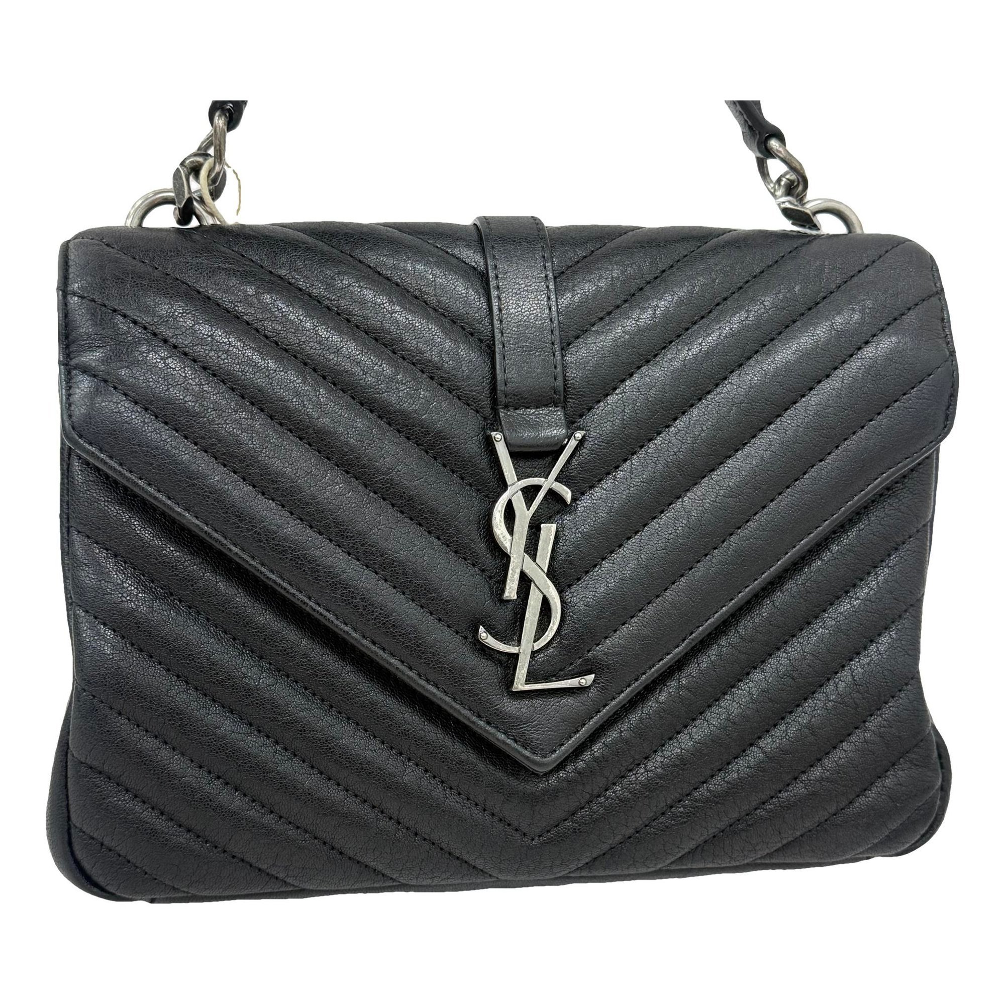 Collége monogramme leather handbag