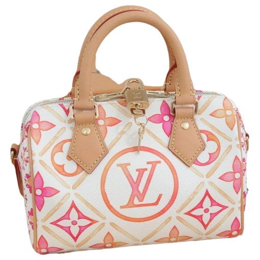 Speedy leather handbag