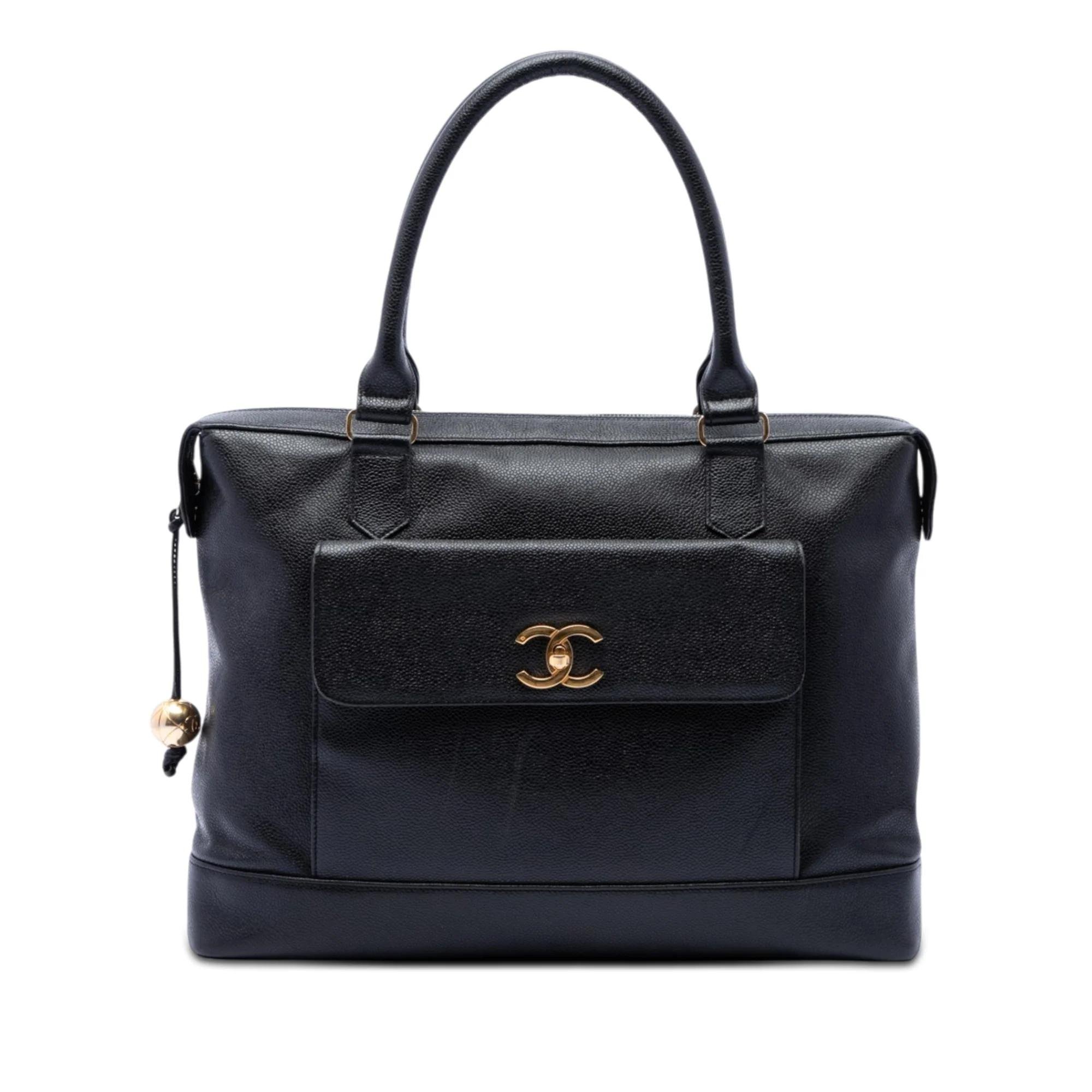 Leather tote