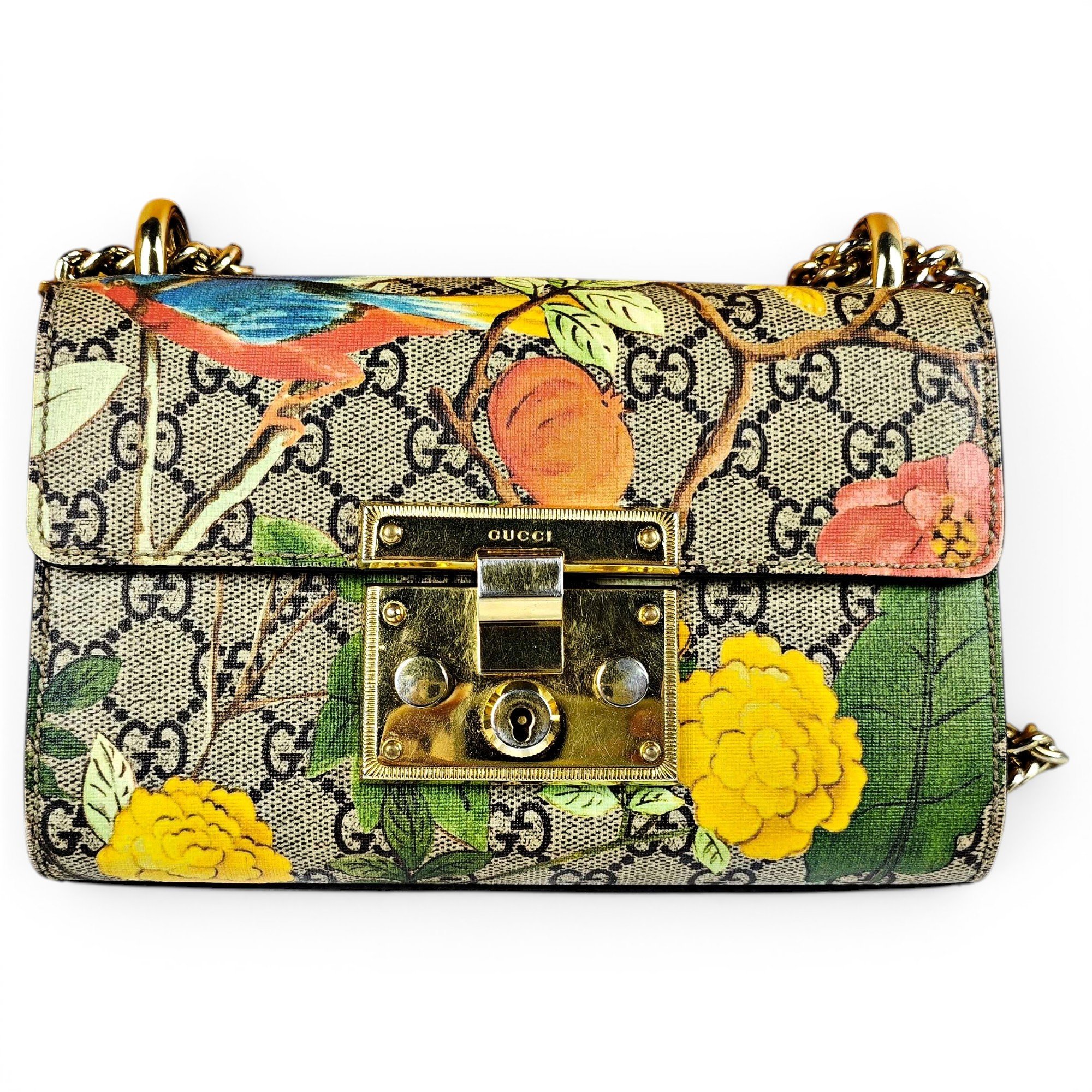 Padlock leather bag