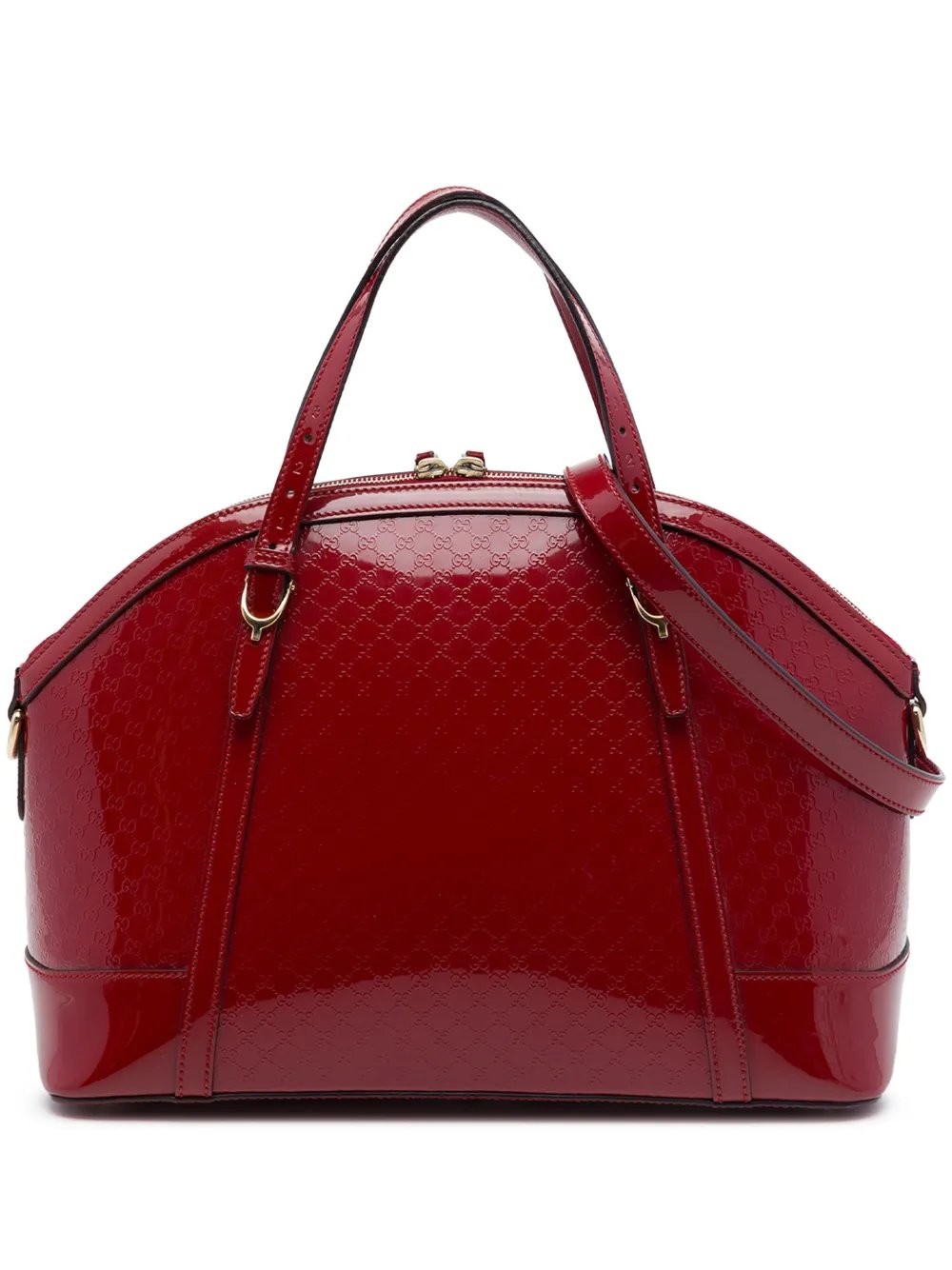2016-2026 Large Microguccissima Patent Nice Dome satchel