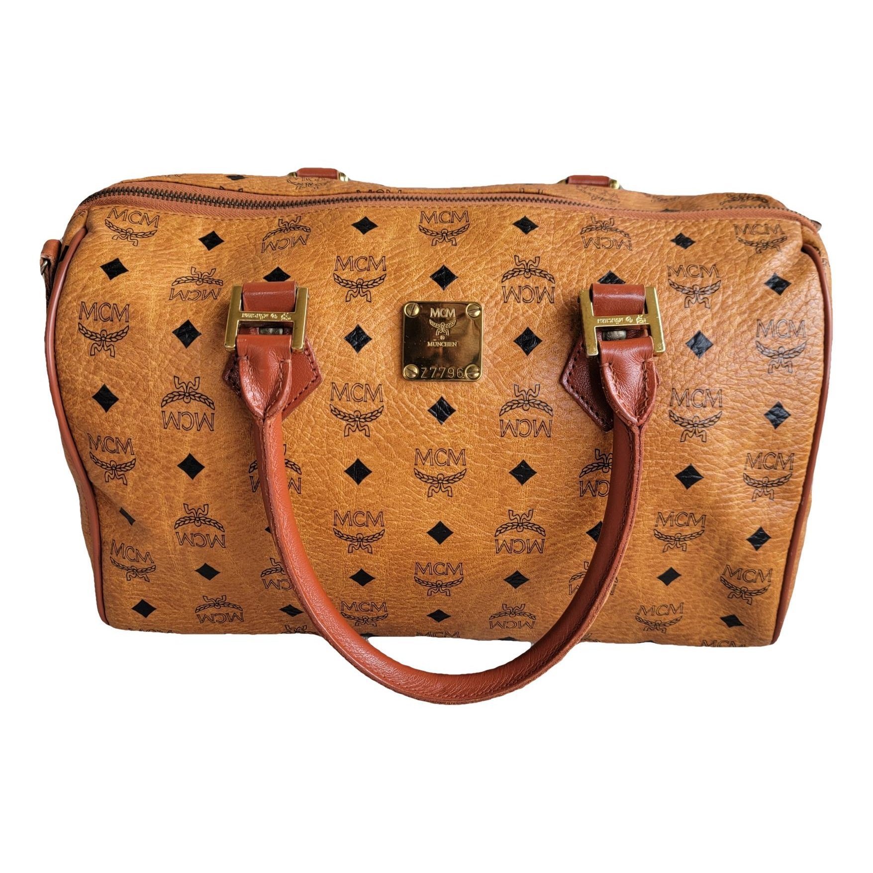 Boston leather handbag