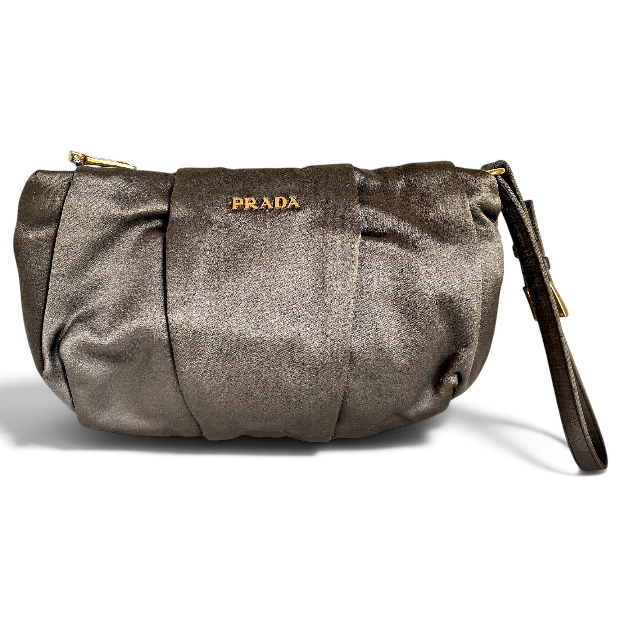 Silk clutch bag