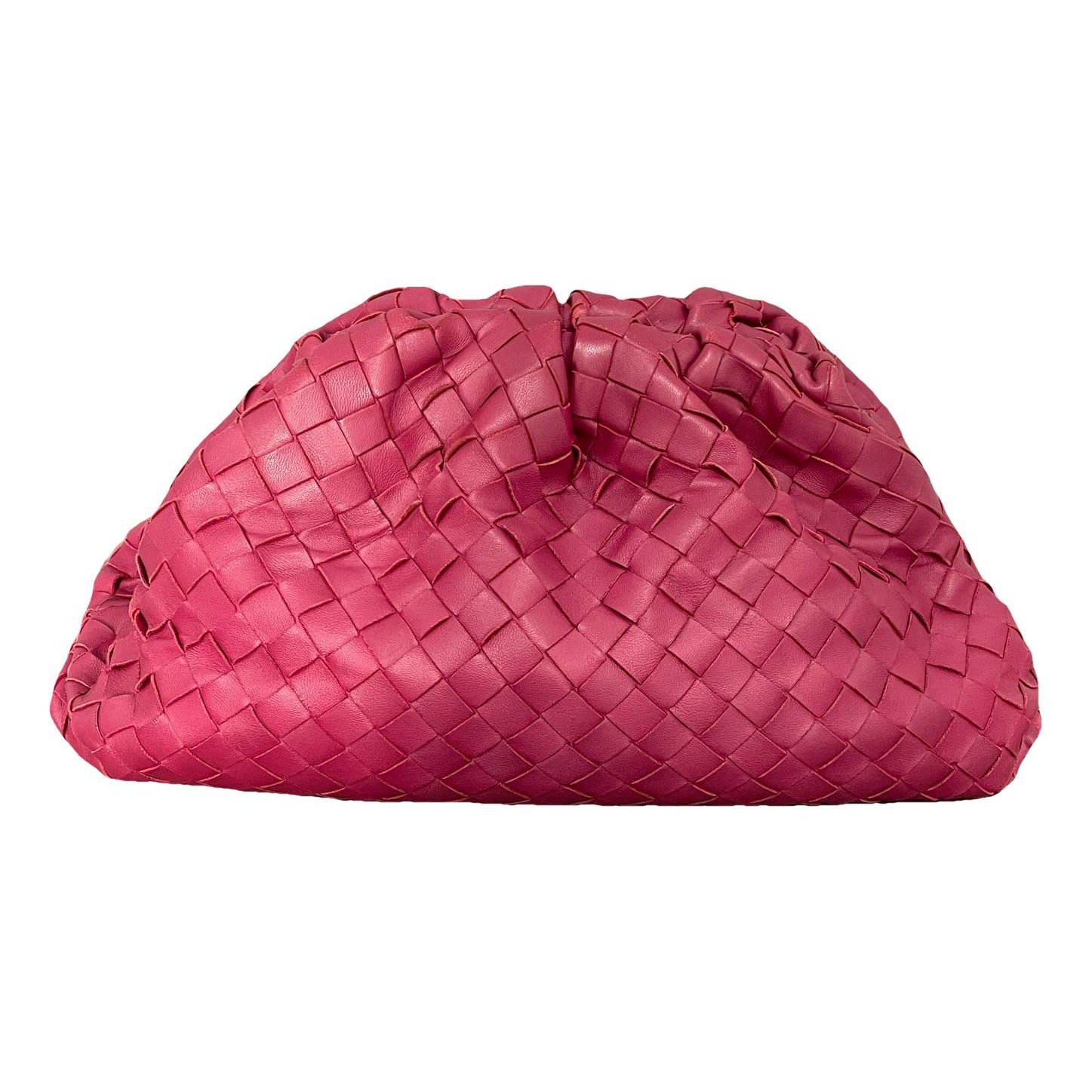 Pouch leather handbag