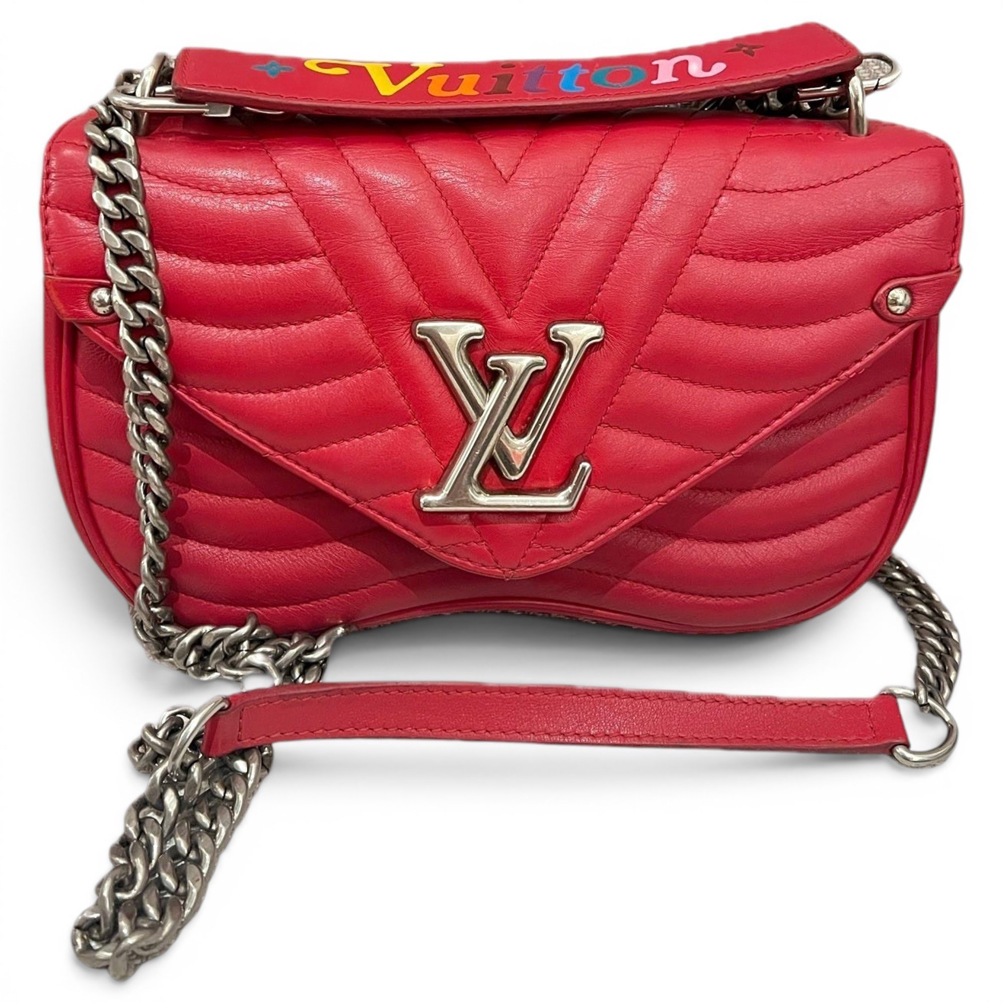 New Wave leather handbag