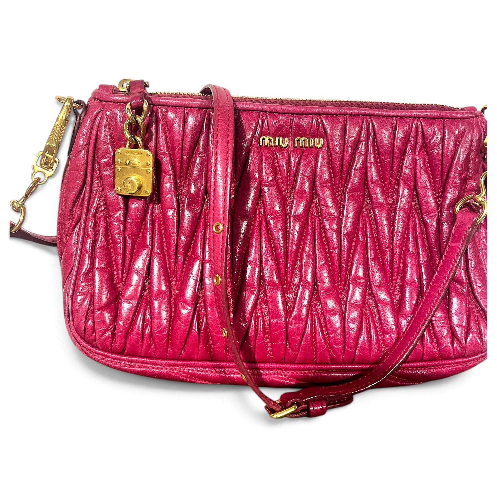 Leather mini bag