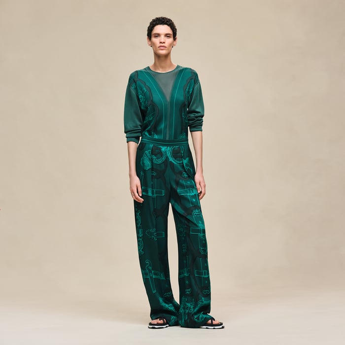Vert Pin "Ferronnerie Remix" Pants
