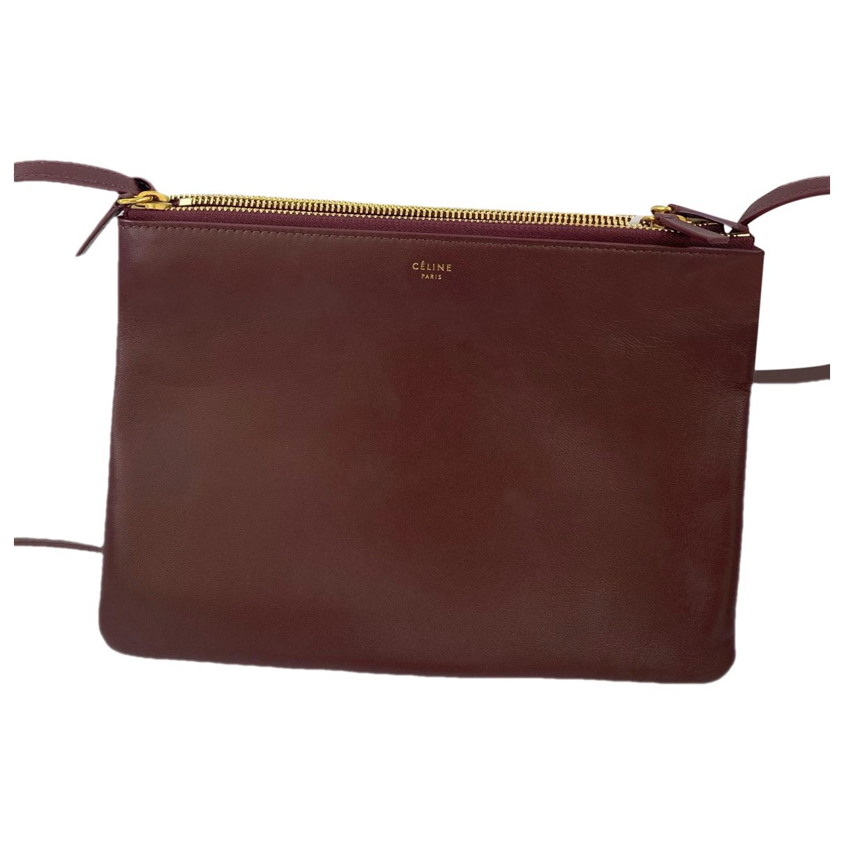 Trio leather crossbody bag