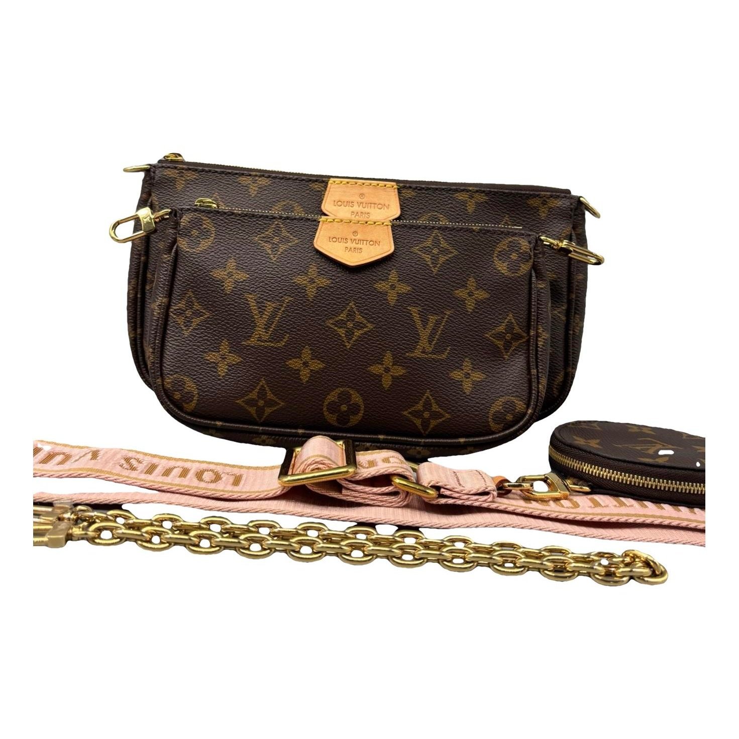 Multi Pochette Accessoires leather handbag