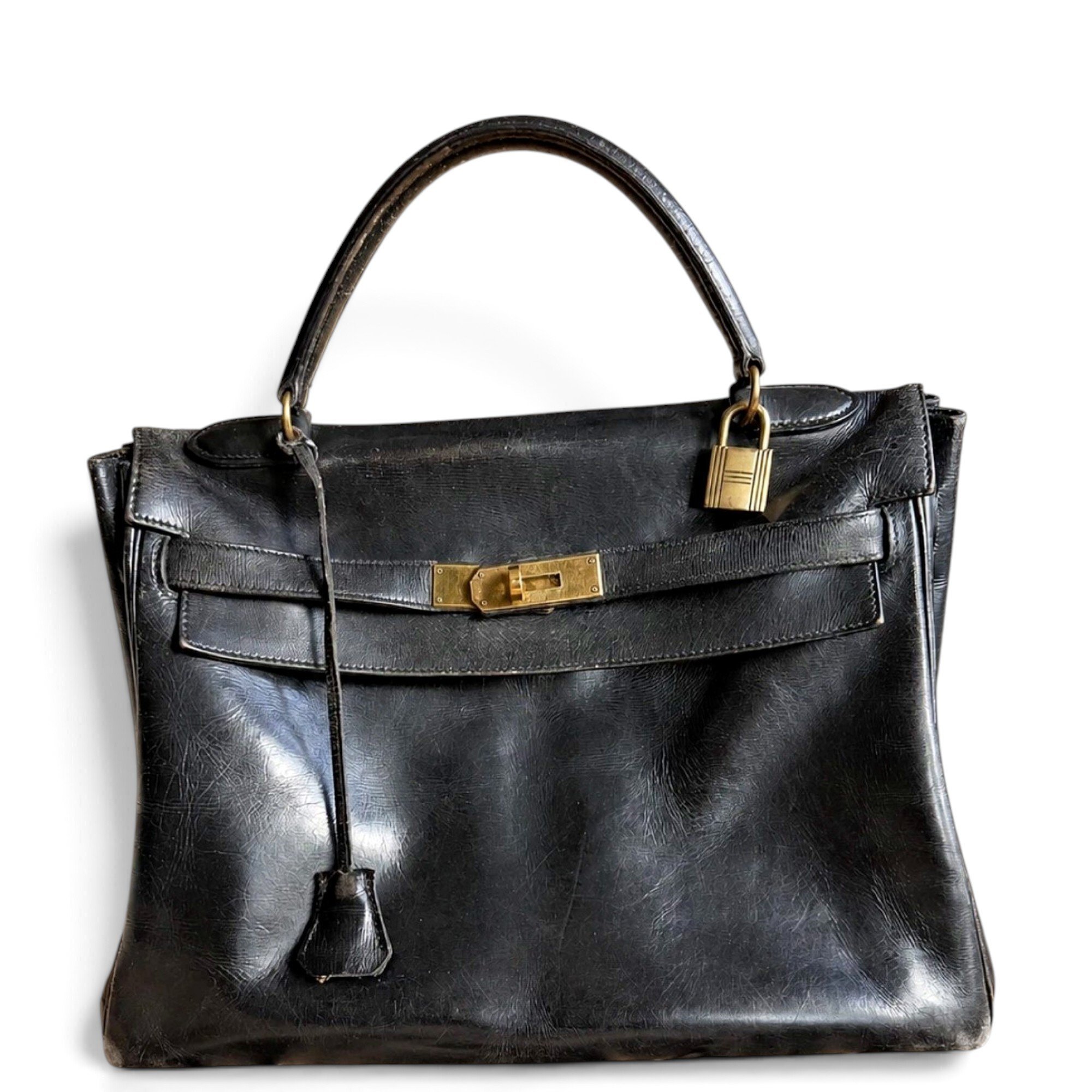 Kelly 32 leather handbag