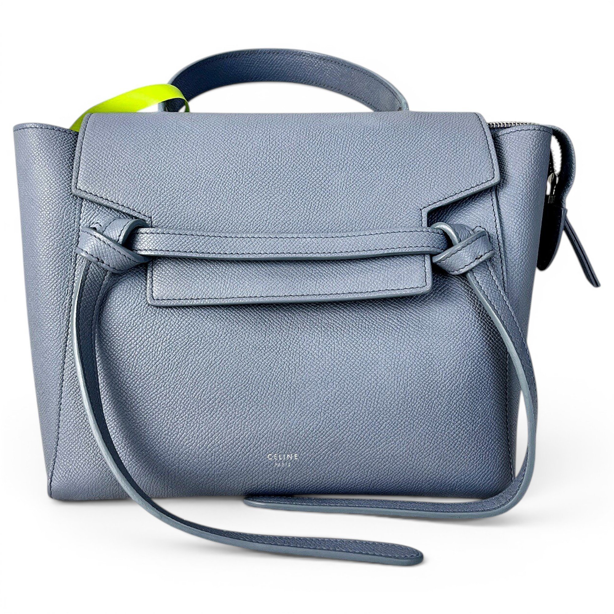 Belt leather handbag