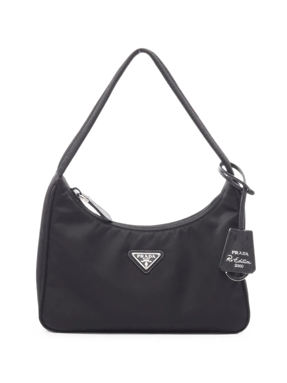 2010s mini Re-Edition 2000 logo-plaque handbag
