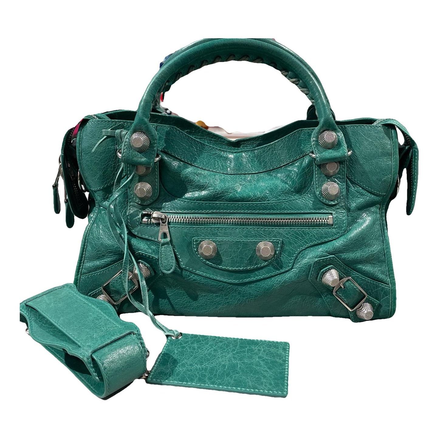 City leather bag
