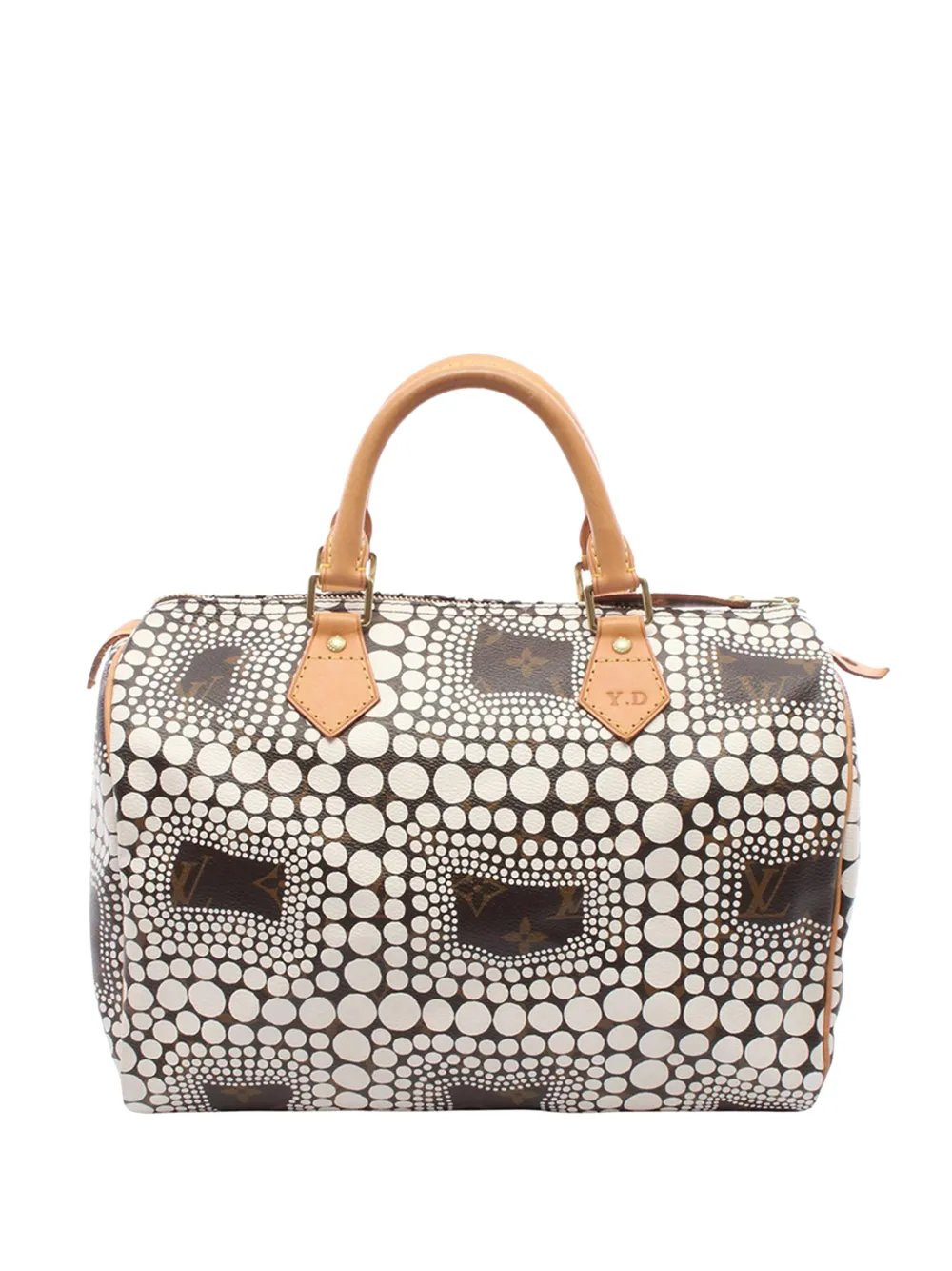 2012 Yayoi Kusama Monogram Town Speedy 30 boston bag