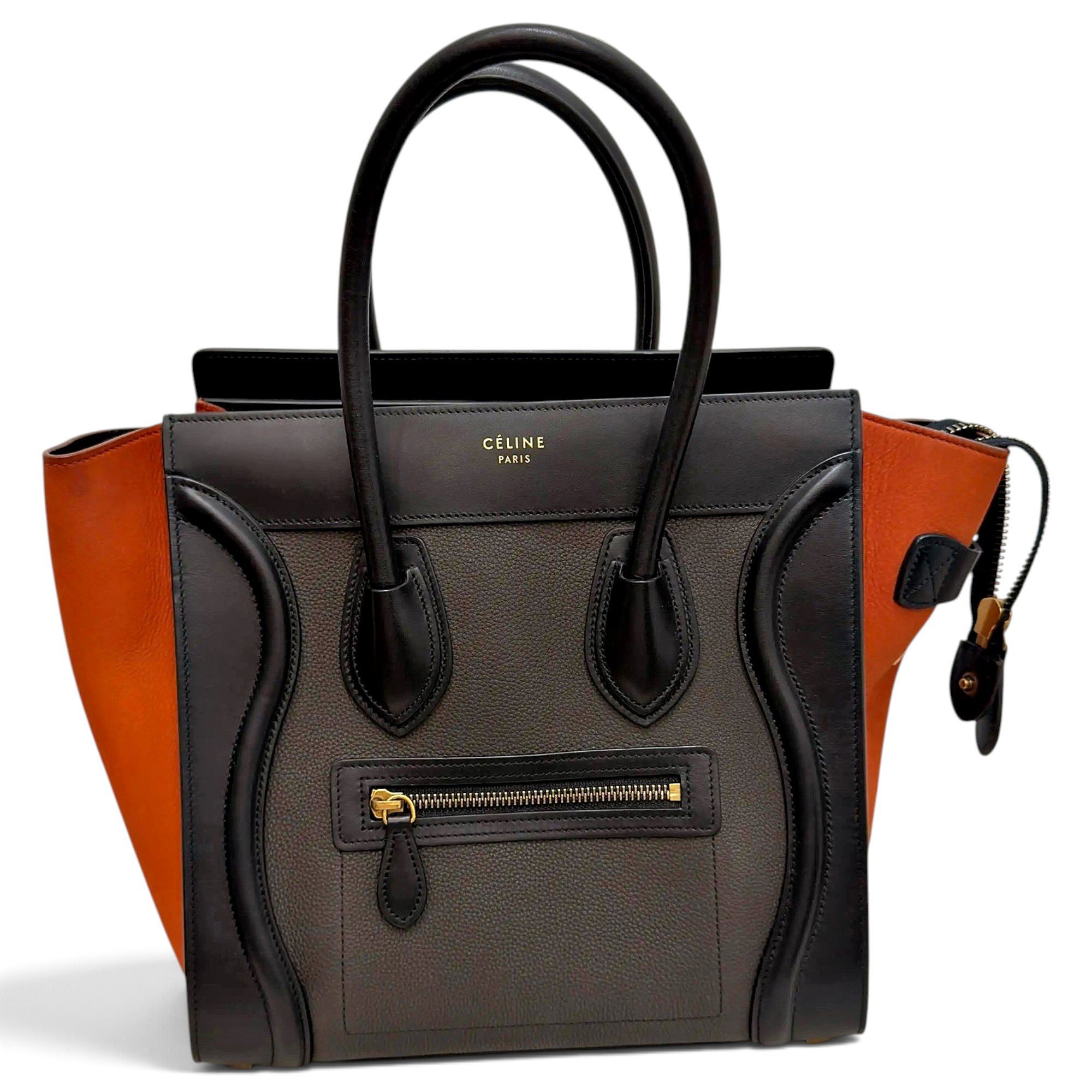 Luggage leather handbag